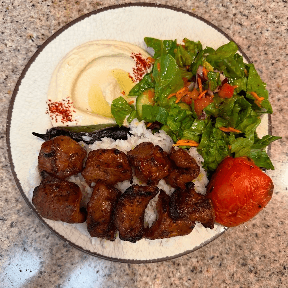 Lamb Kabob Plate