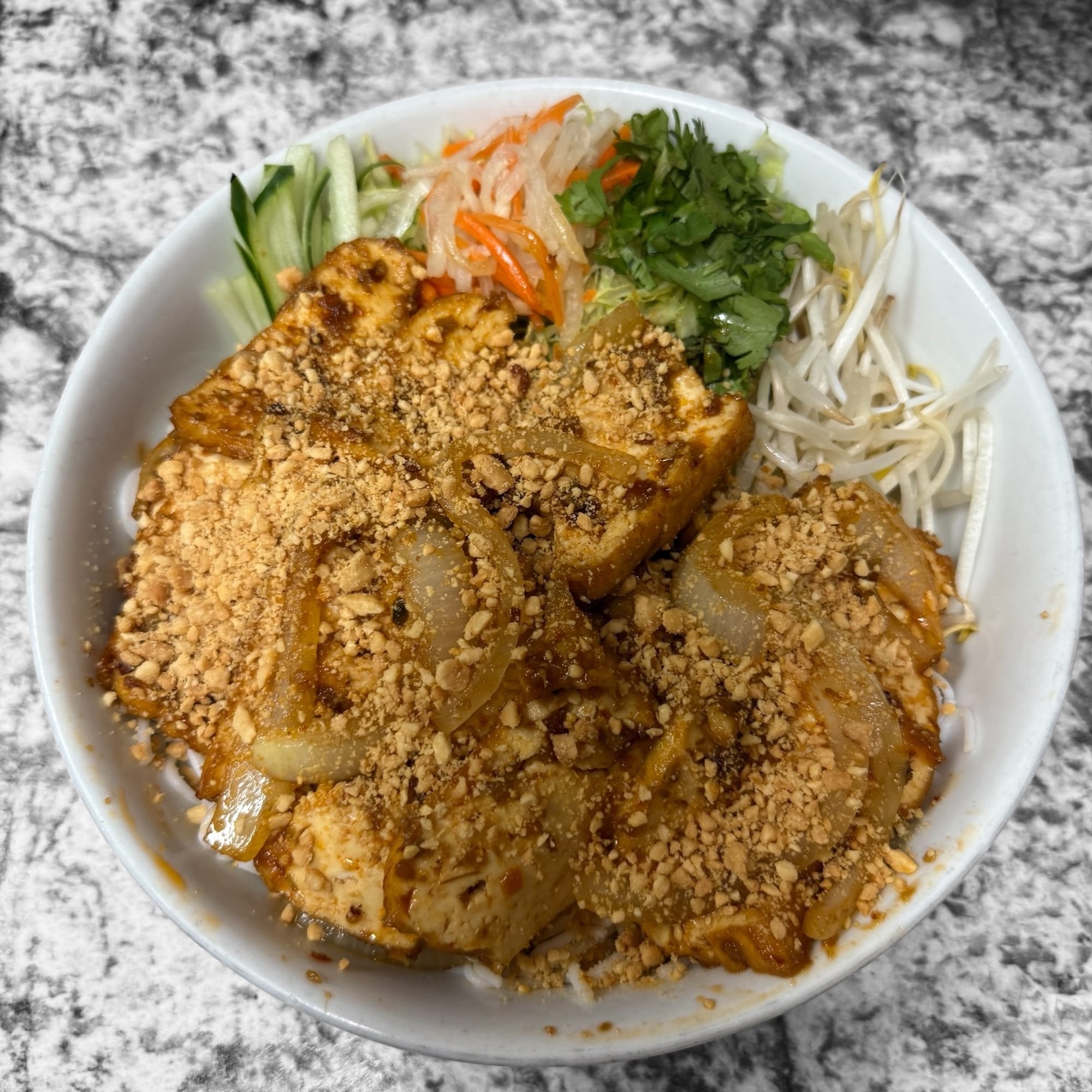 S4 - Bún Đậu Hũ Xào Xả Ớt - Tofu