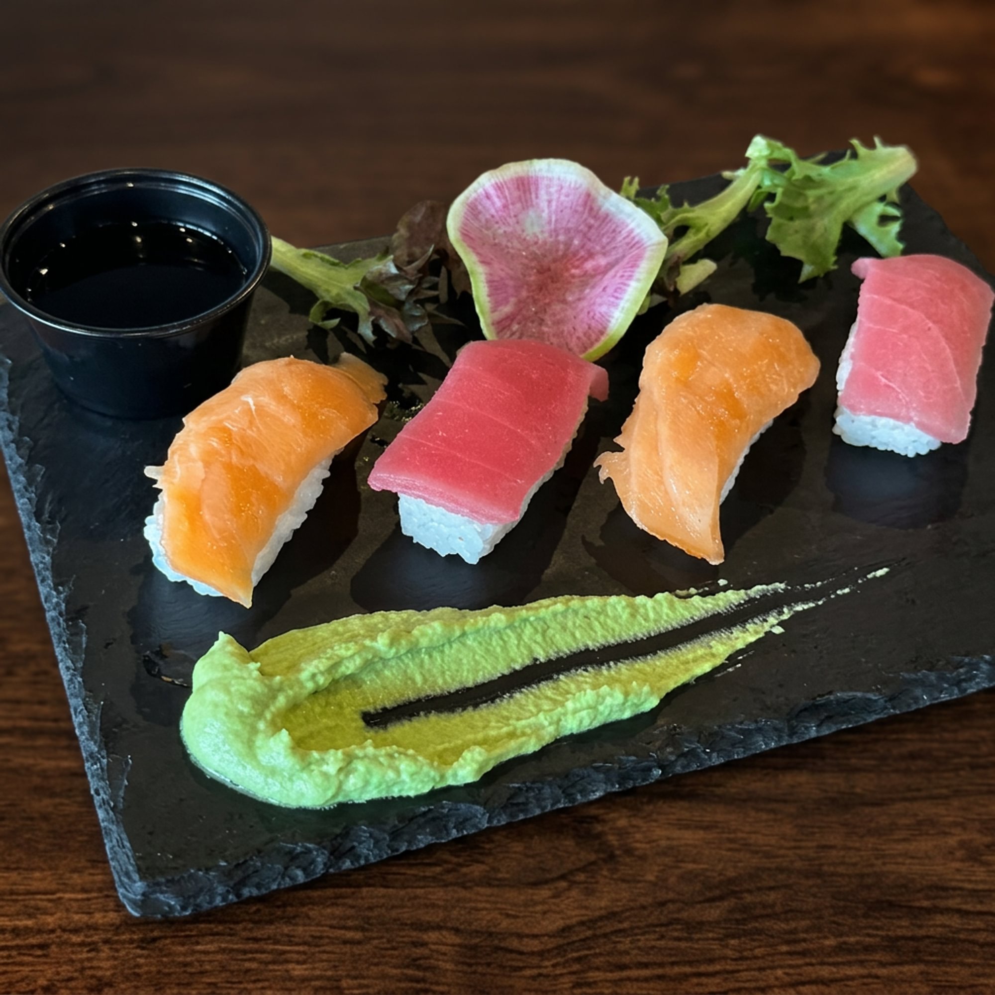 Salmon and Tuna Sushi Roll