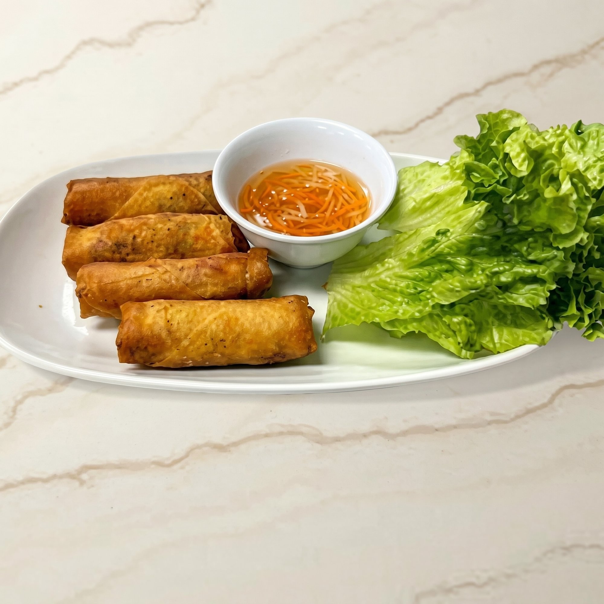 B. Egg Rolls (4)