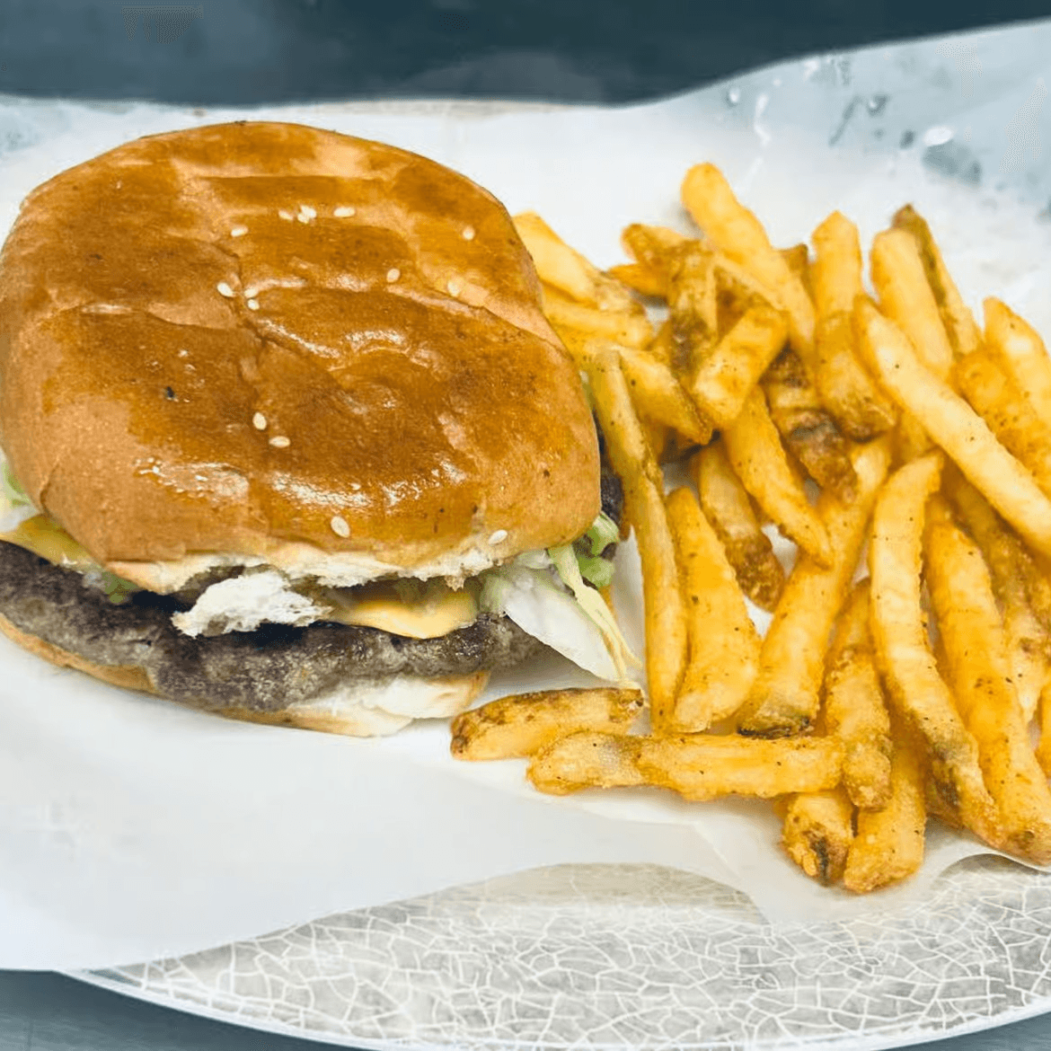 Hamburguesa con Papas