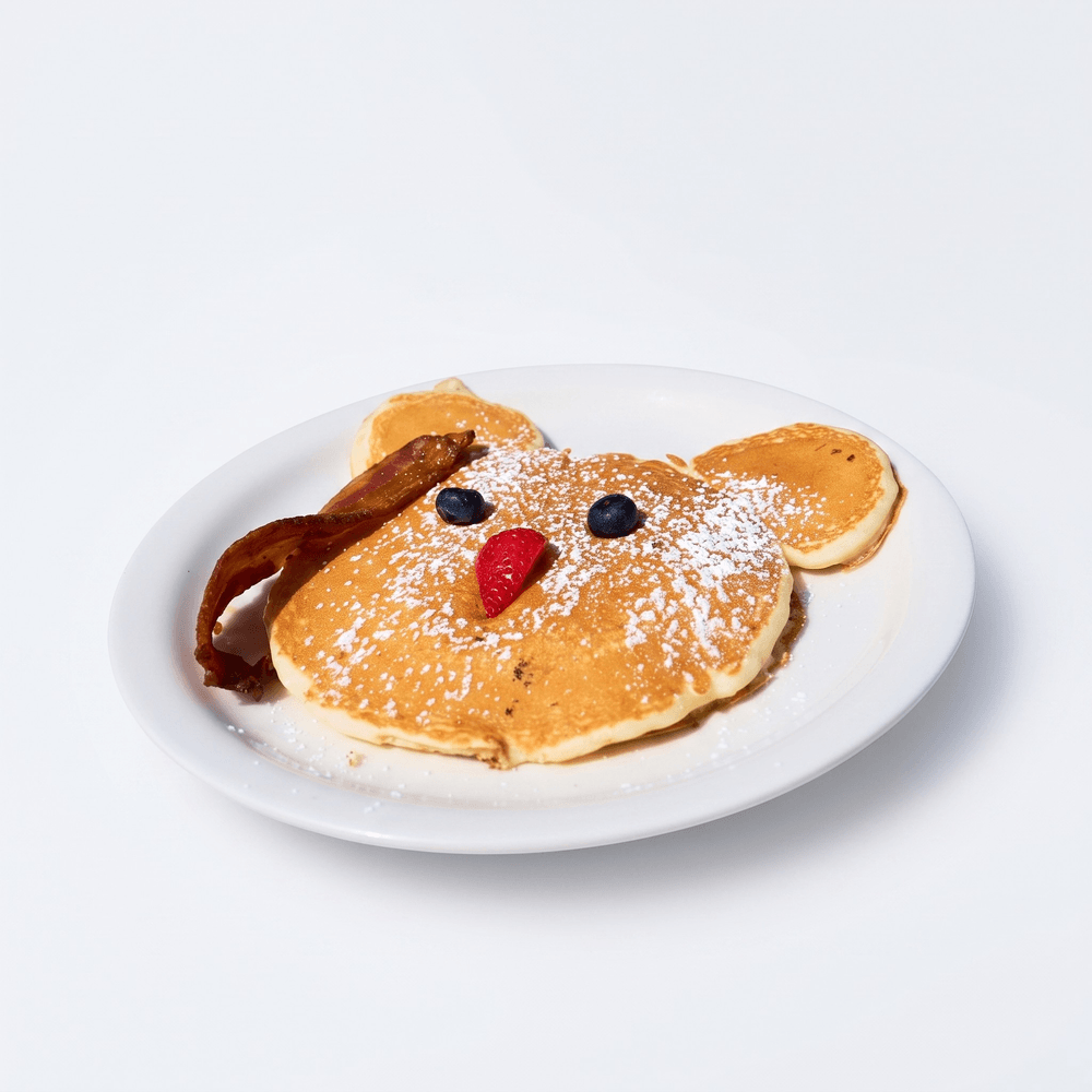 Kids Mickey Mouse Pancake & Bacon