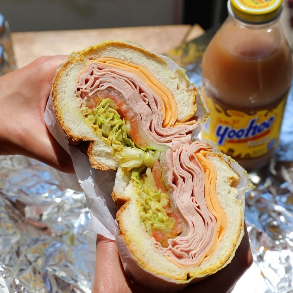 Bologna, Cheese Sandwich