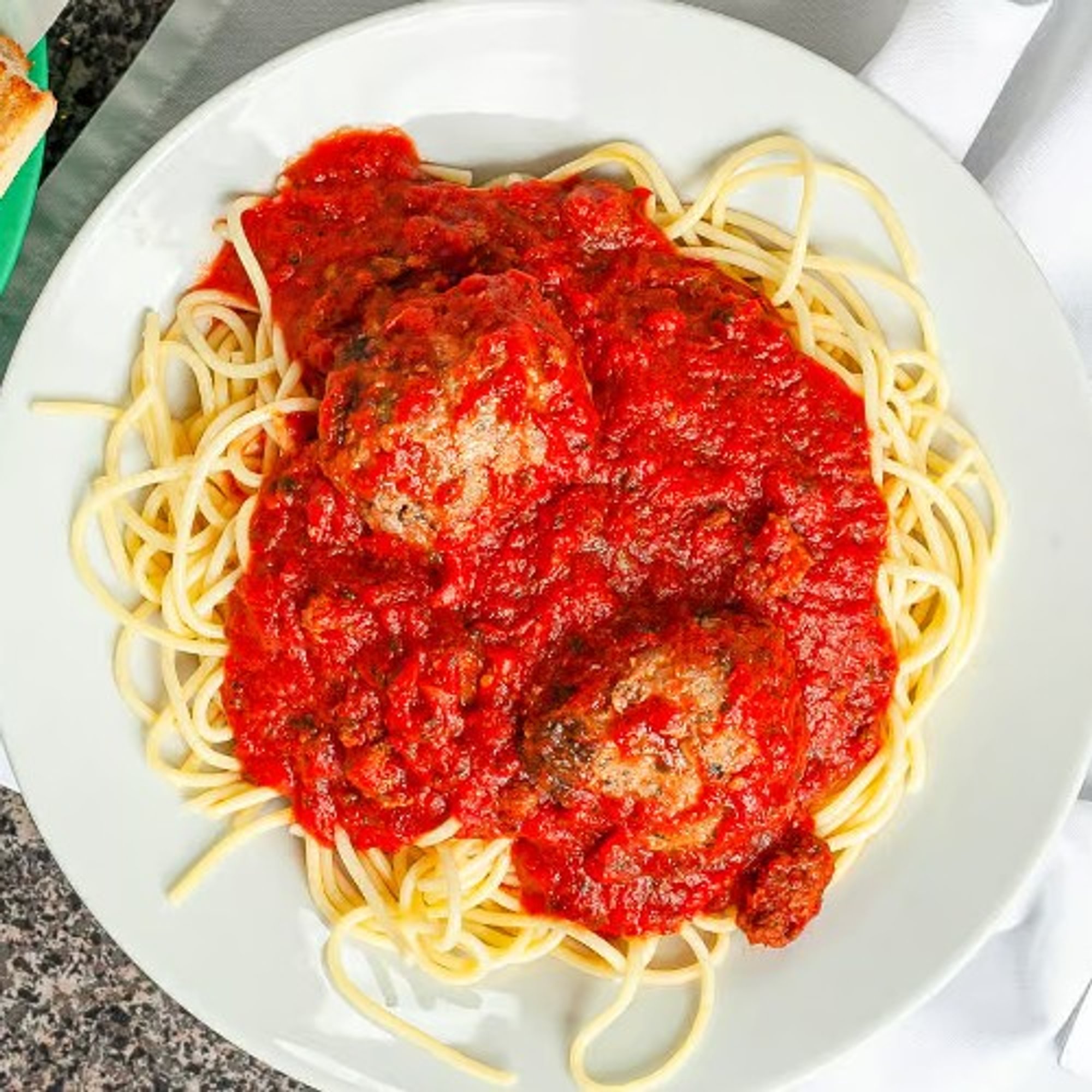 Spaghetti with Meat Sauce Dinner