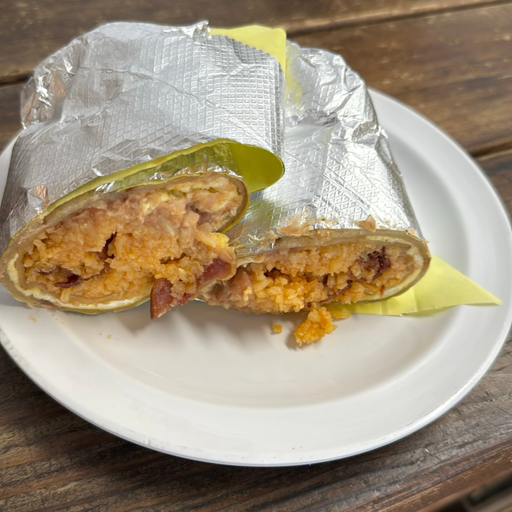 Bacon & Egg Burr