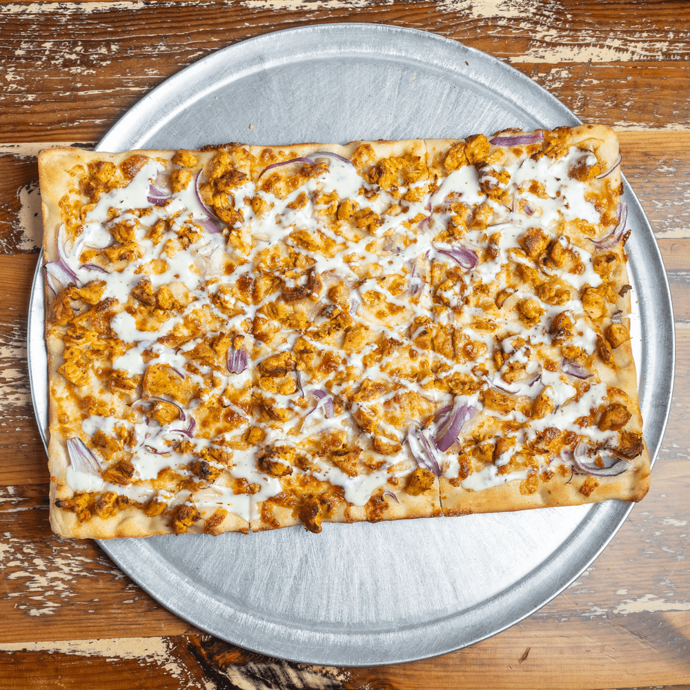 Spicy Chicken Ranch Sicilian Pizza