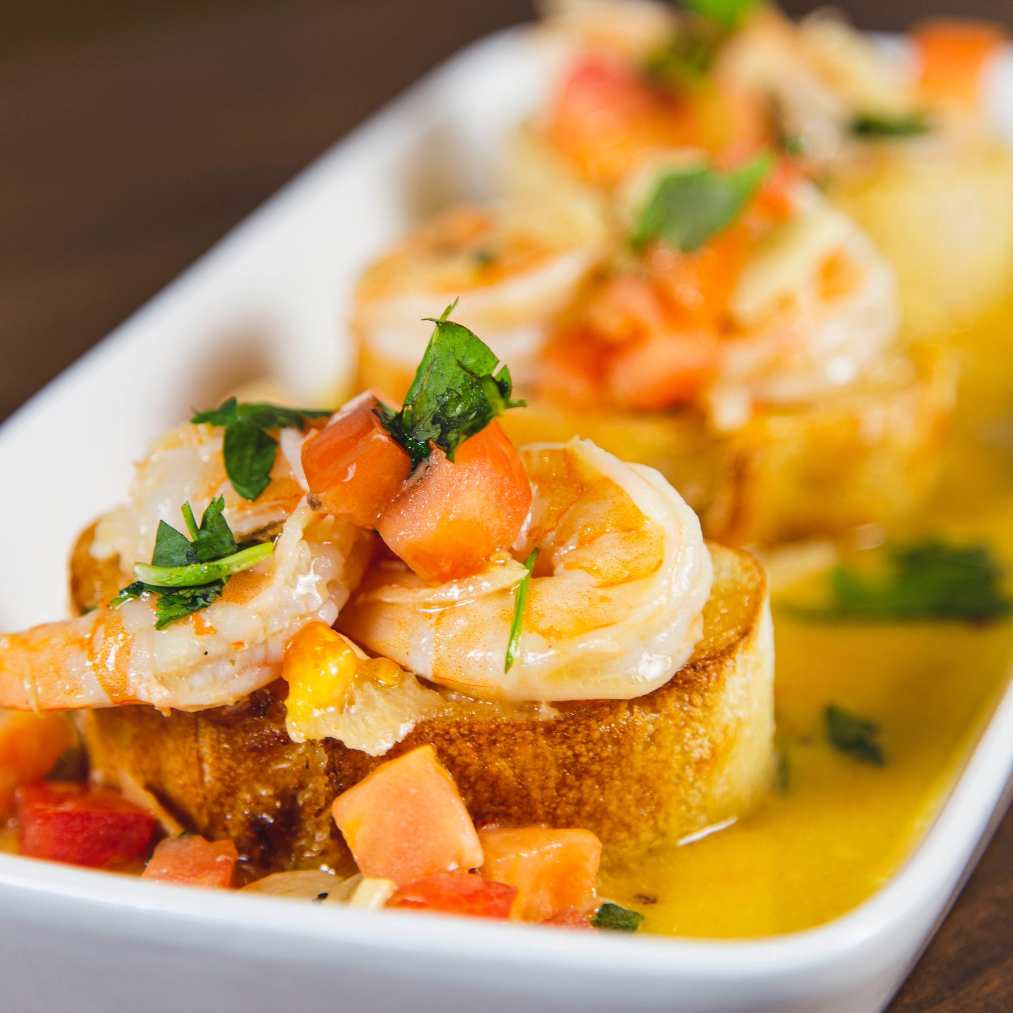 Bruschetta Scampi