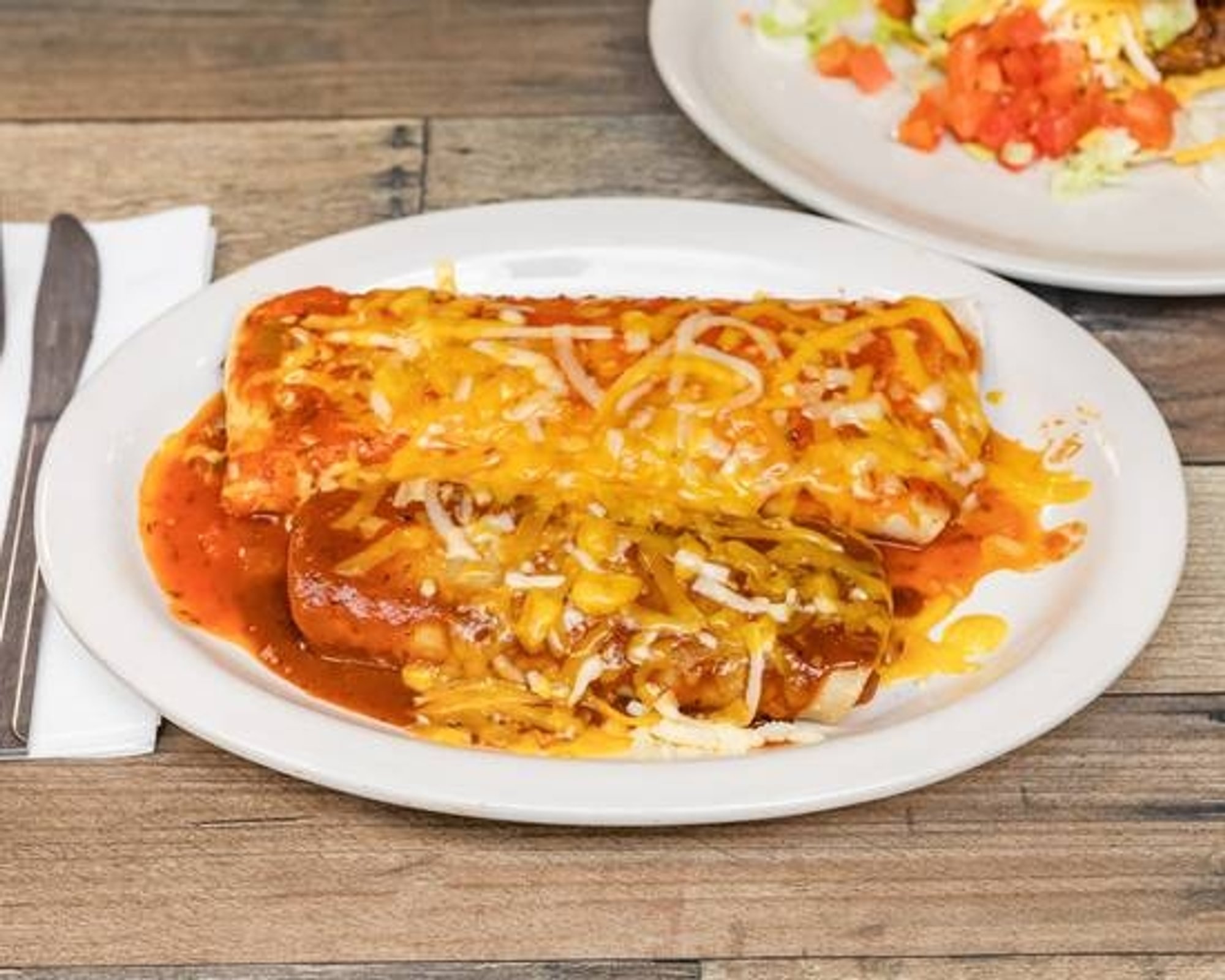 One Beef Taco, One Beef Enchilada & One Burrito