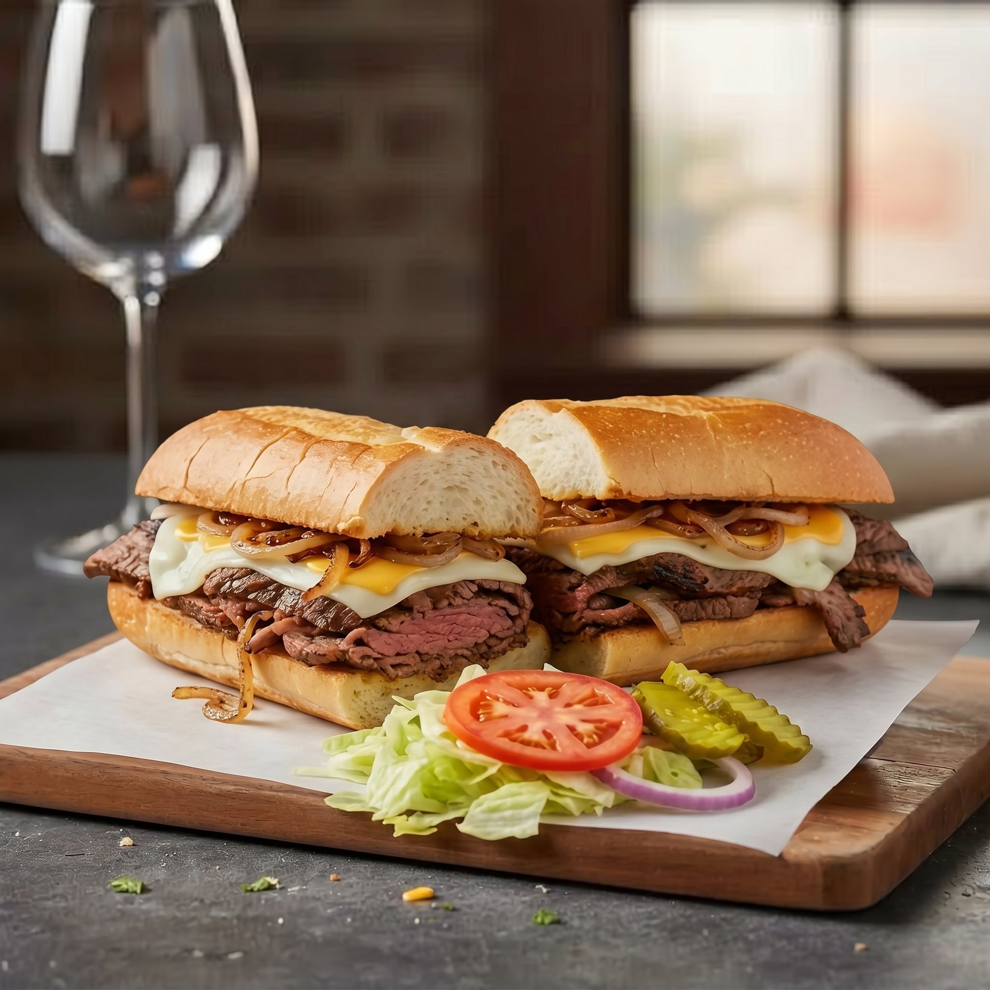 Steak, Cheese and Onion Sub
