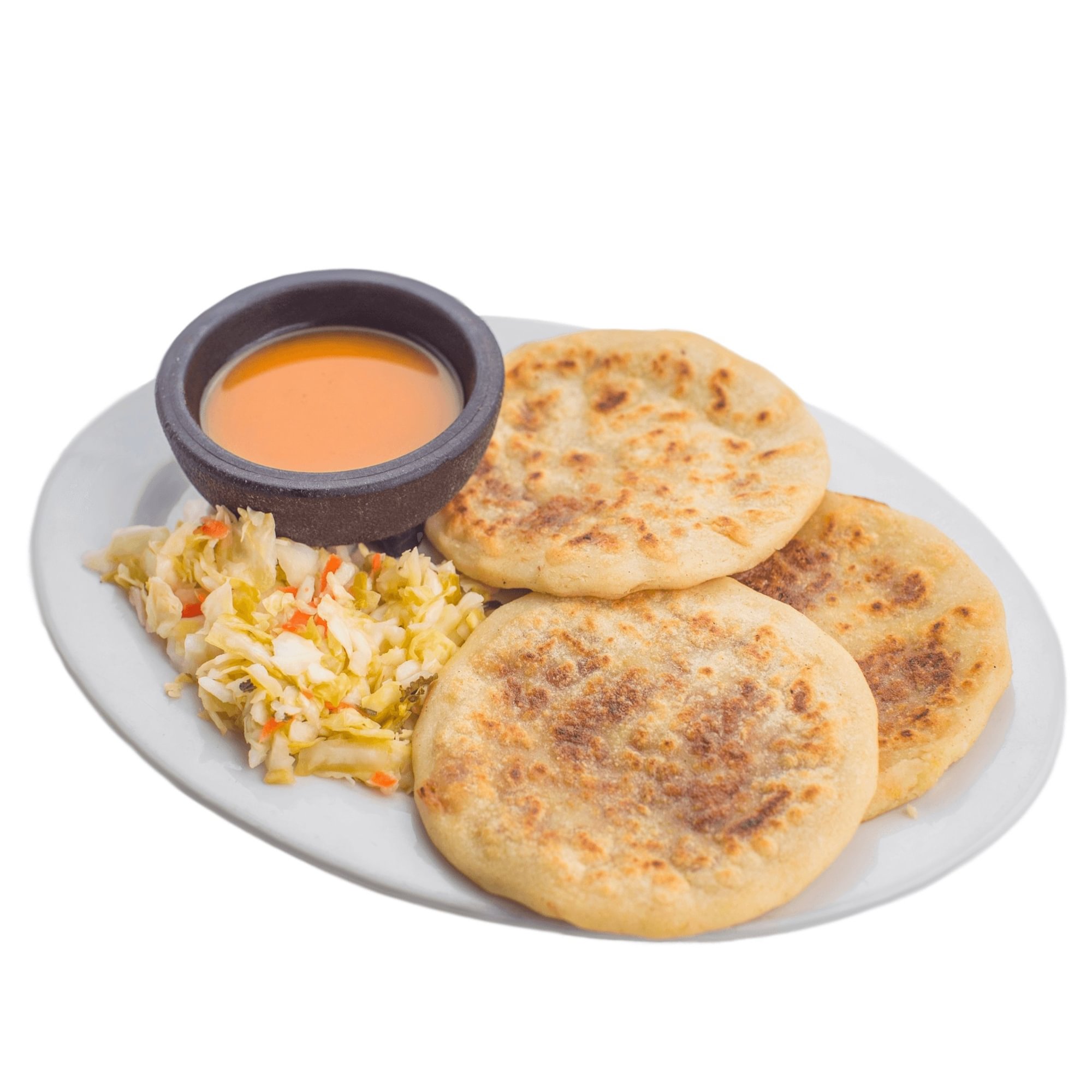 Pupusa De Queso, Loroco y Frijol