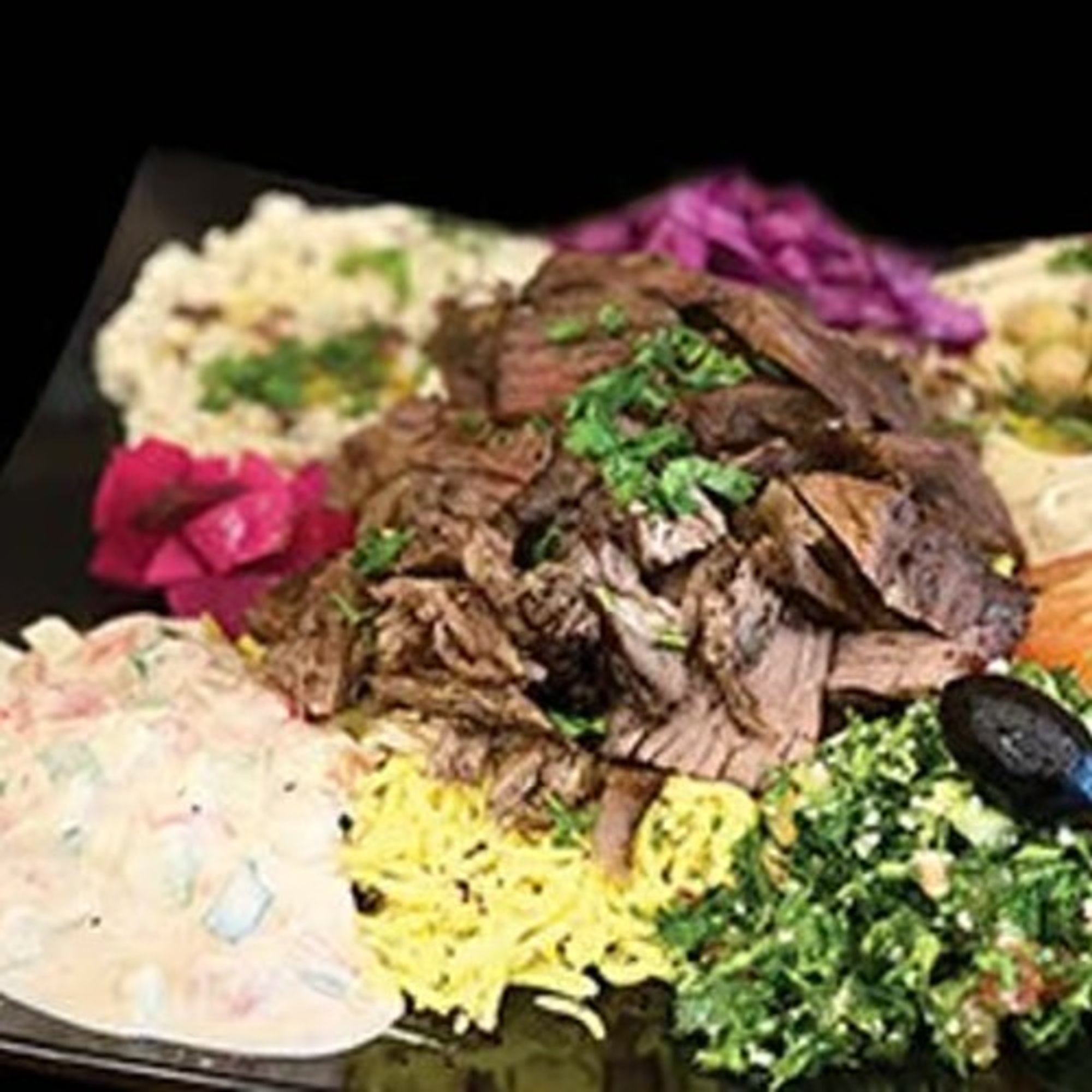 Beef Shawarma Platter