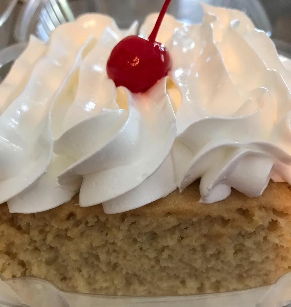 RUM TRES LECHES SLICE
