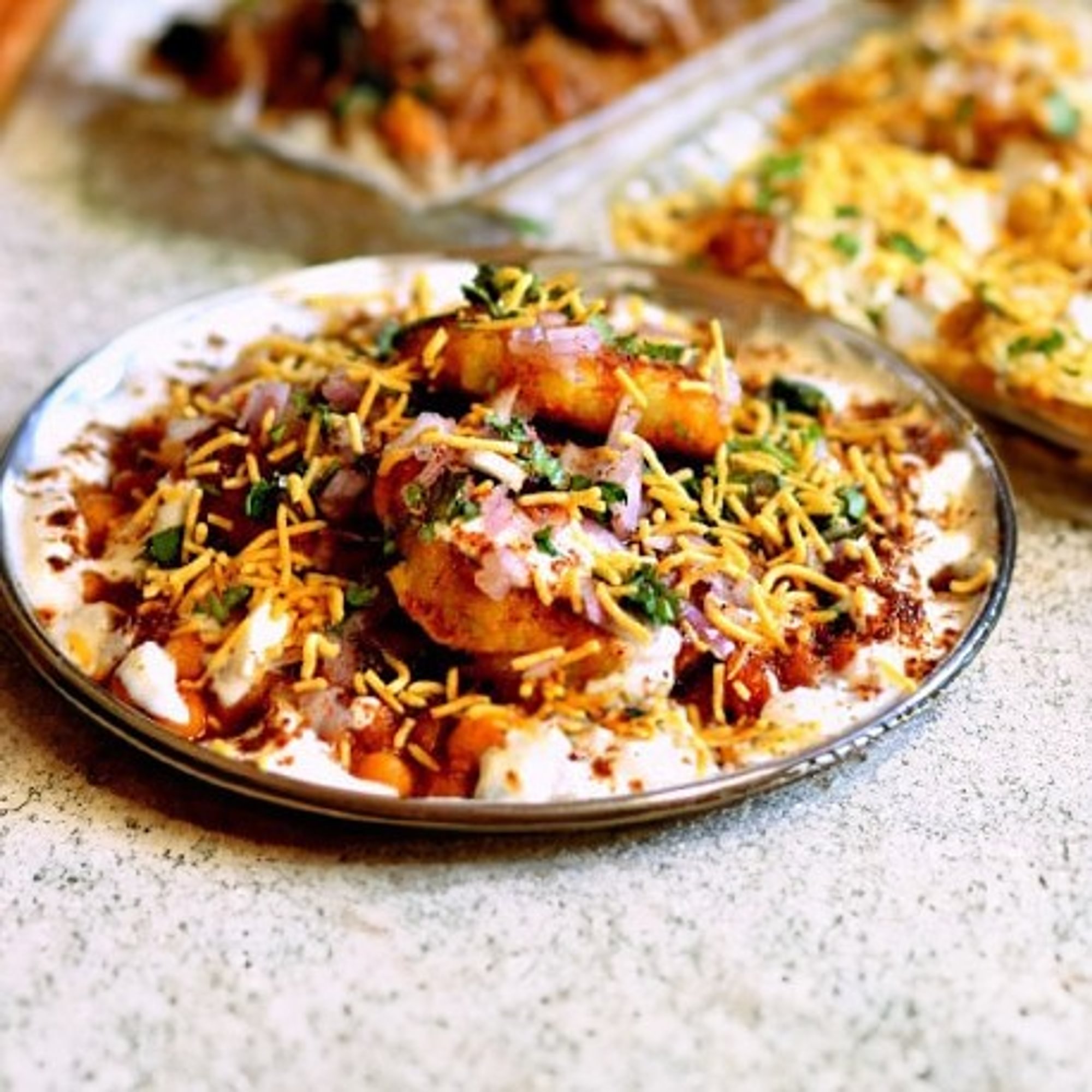 Aloo Tikki Chaat