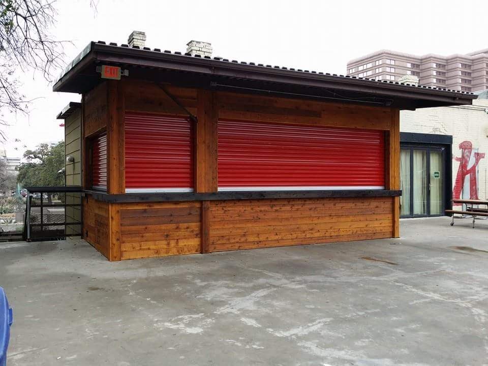 Completed Outdoor Bar Construction