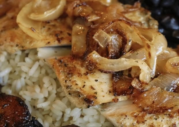 Grilled Chicken Steak Dinner