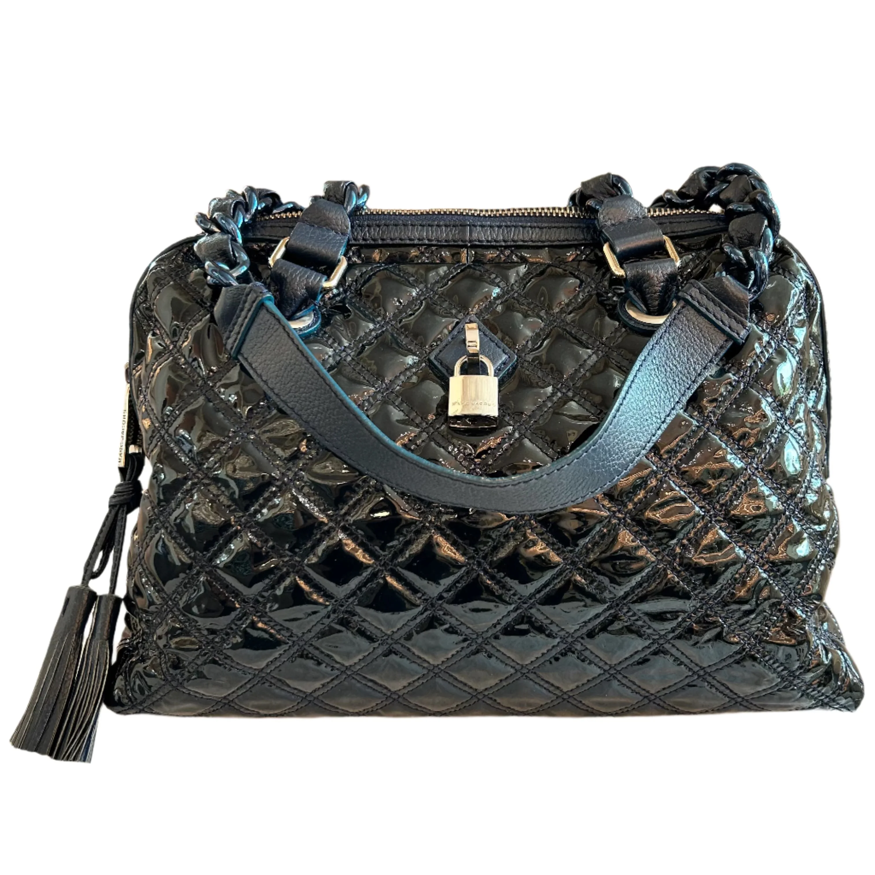 Pre-Loved Marc Jacobs Quilted Patent Leather Bag