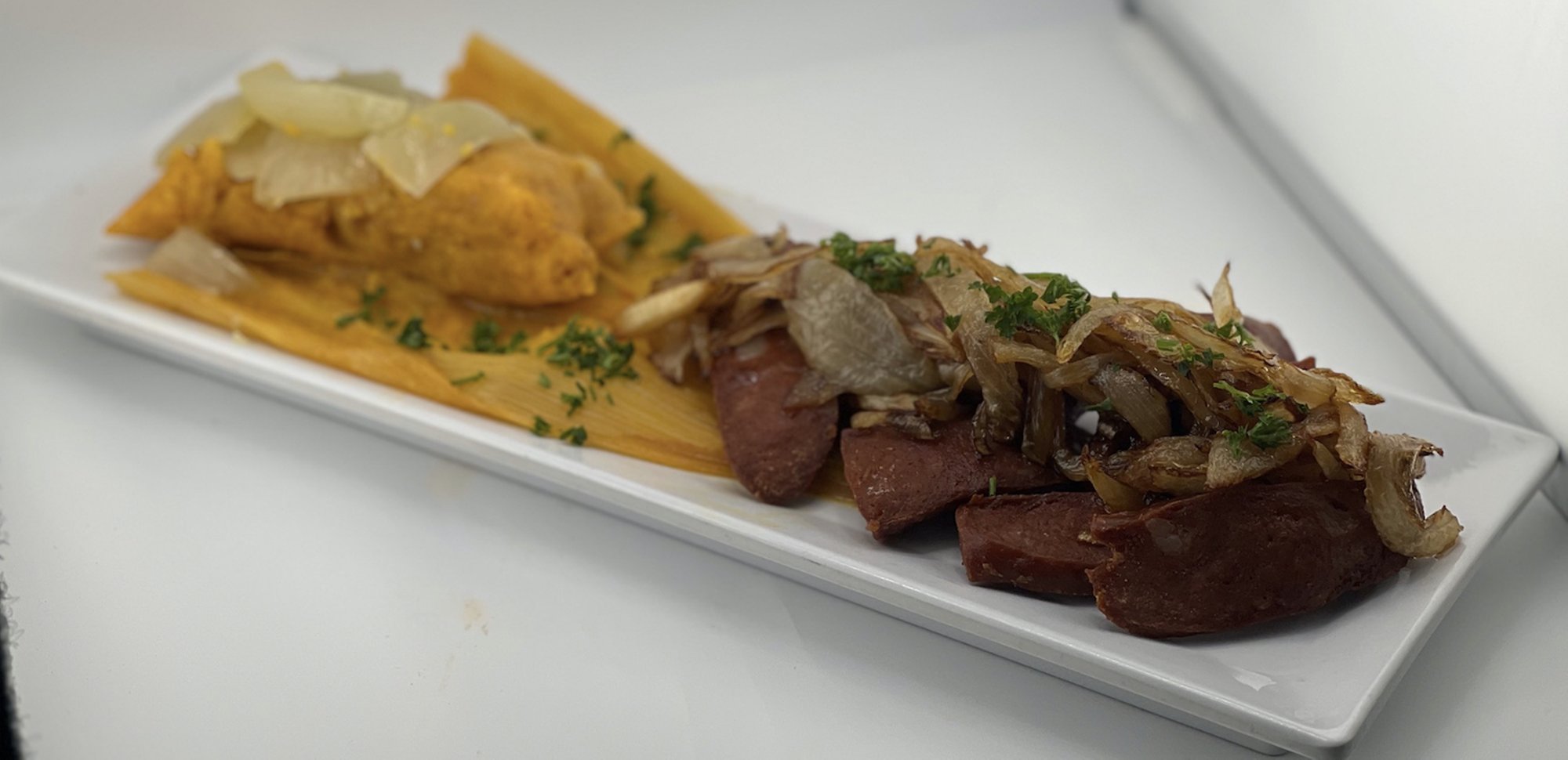 Tamal With Chorizo Appetizer