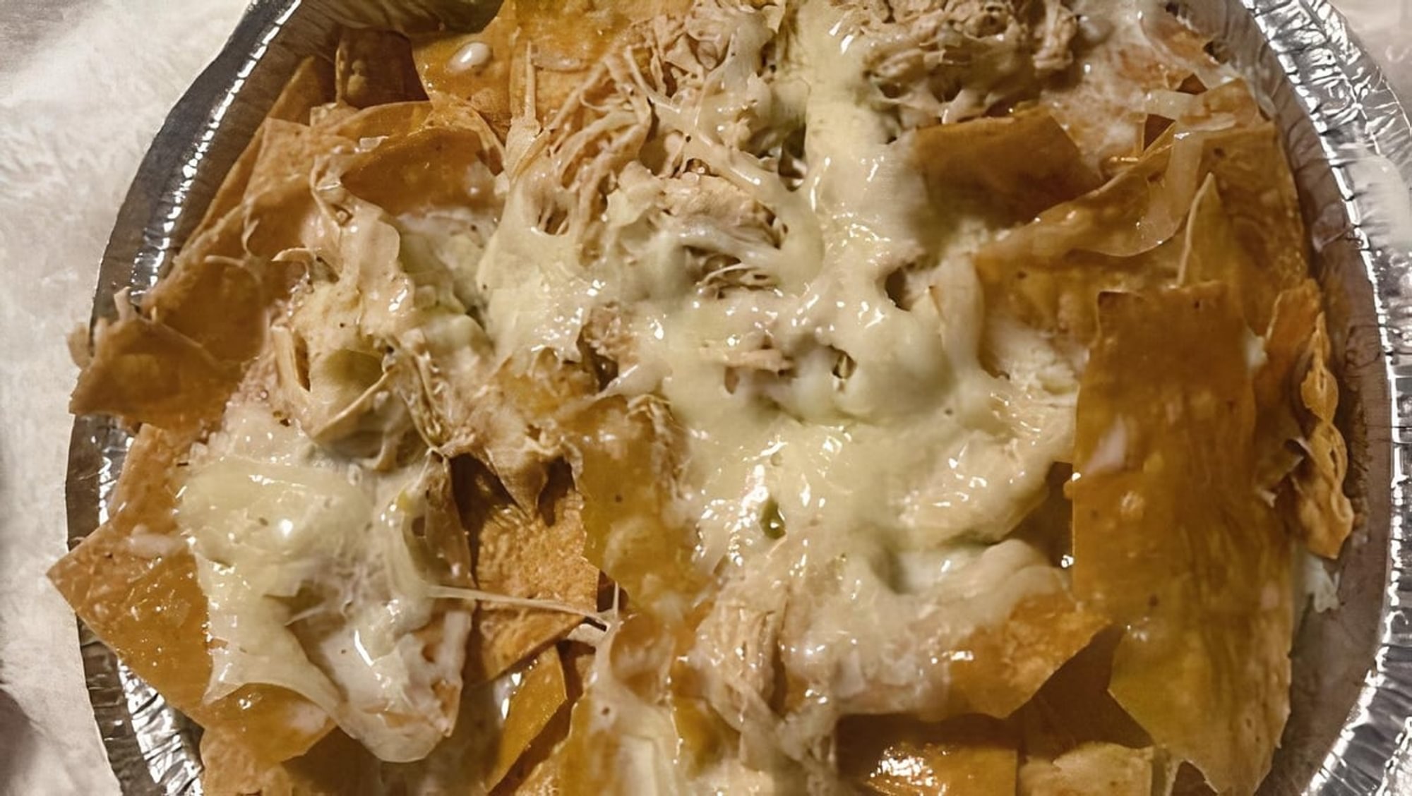 Shredded Chicken Nachos