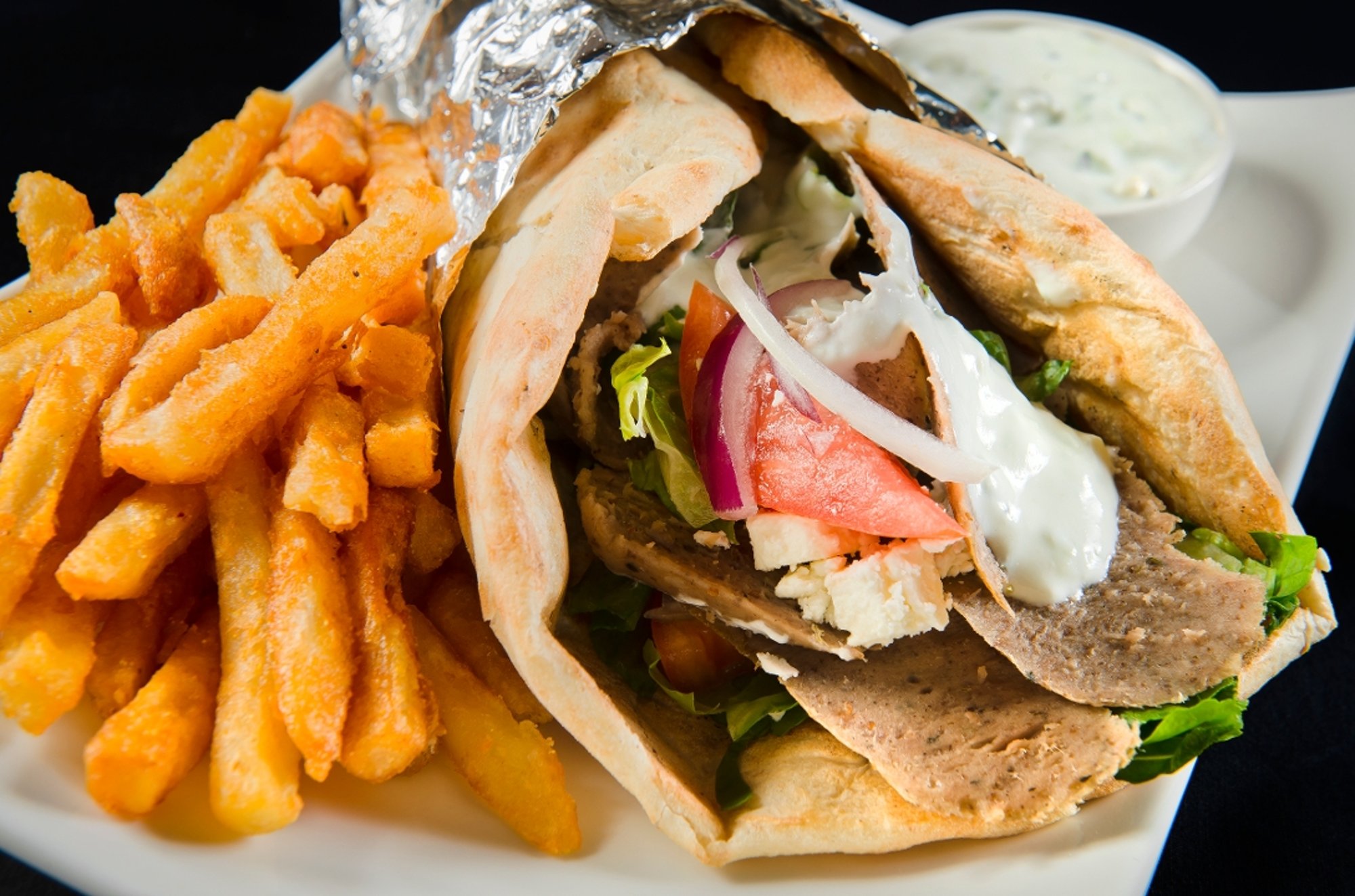 Chicken Gyro Combo Lunch