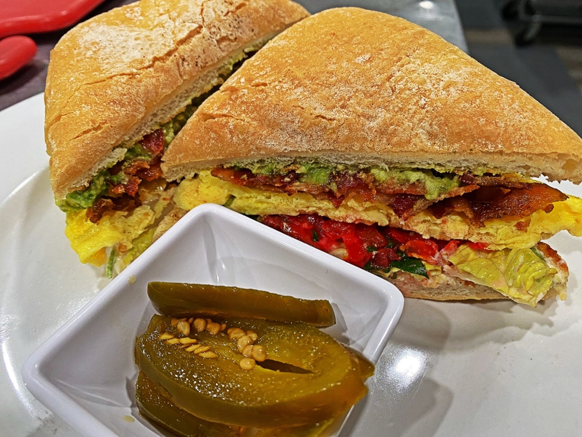 BLT Breakfast Sandwhich