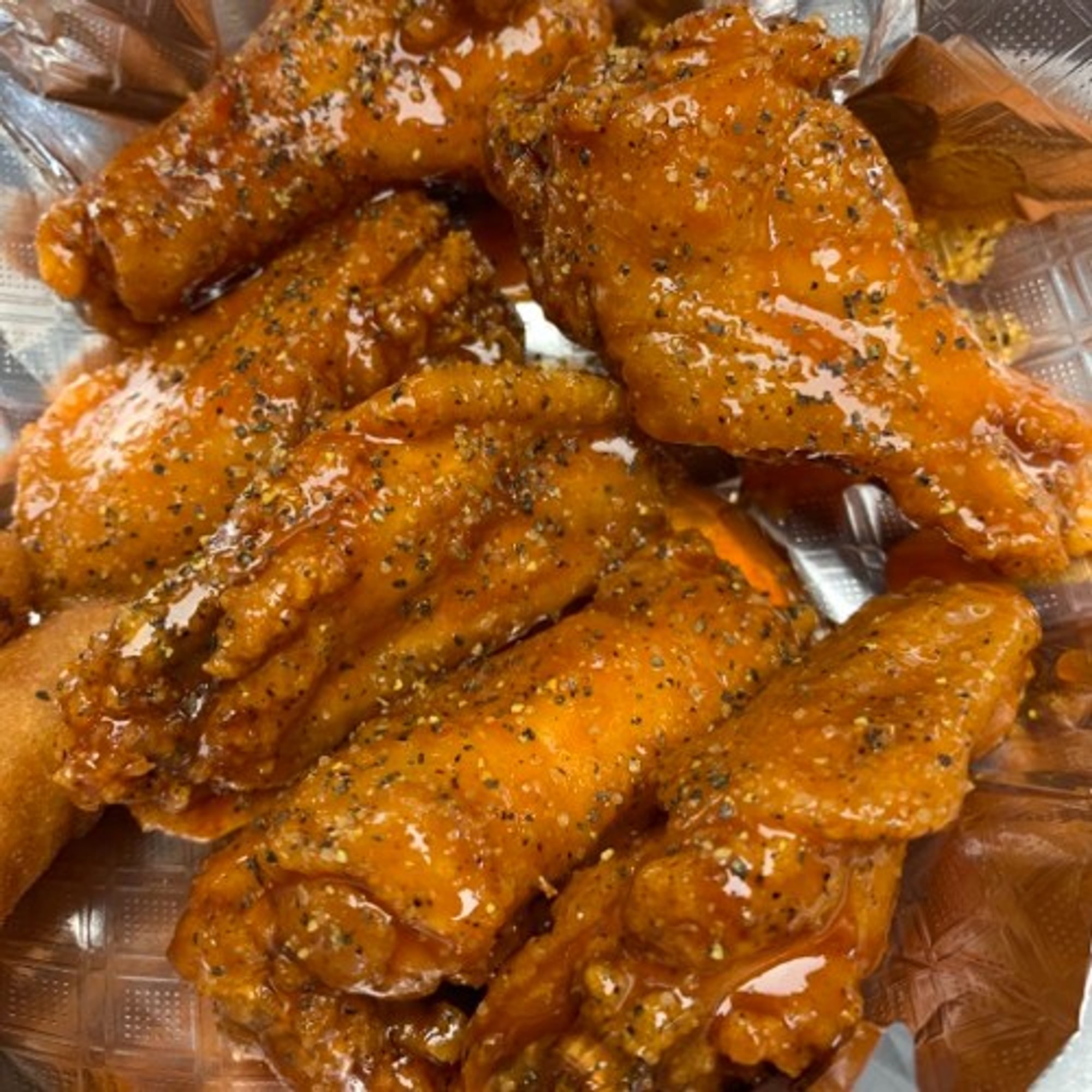 Fried Chicken Wings Combo with 1 Side