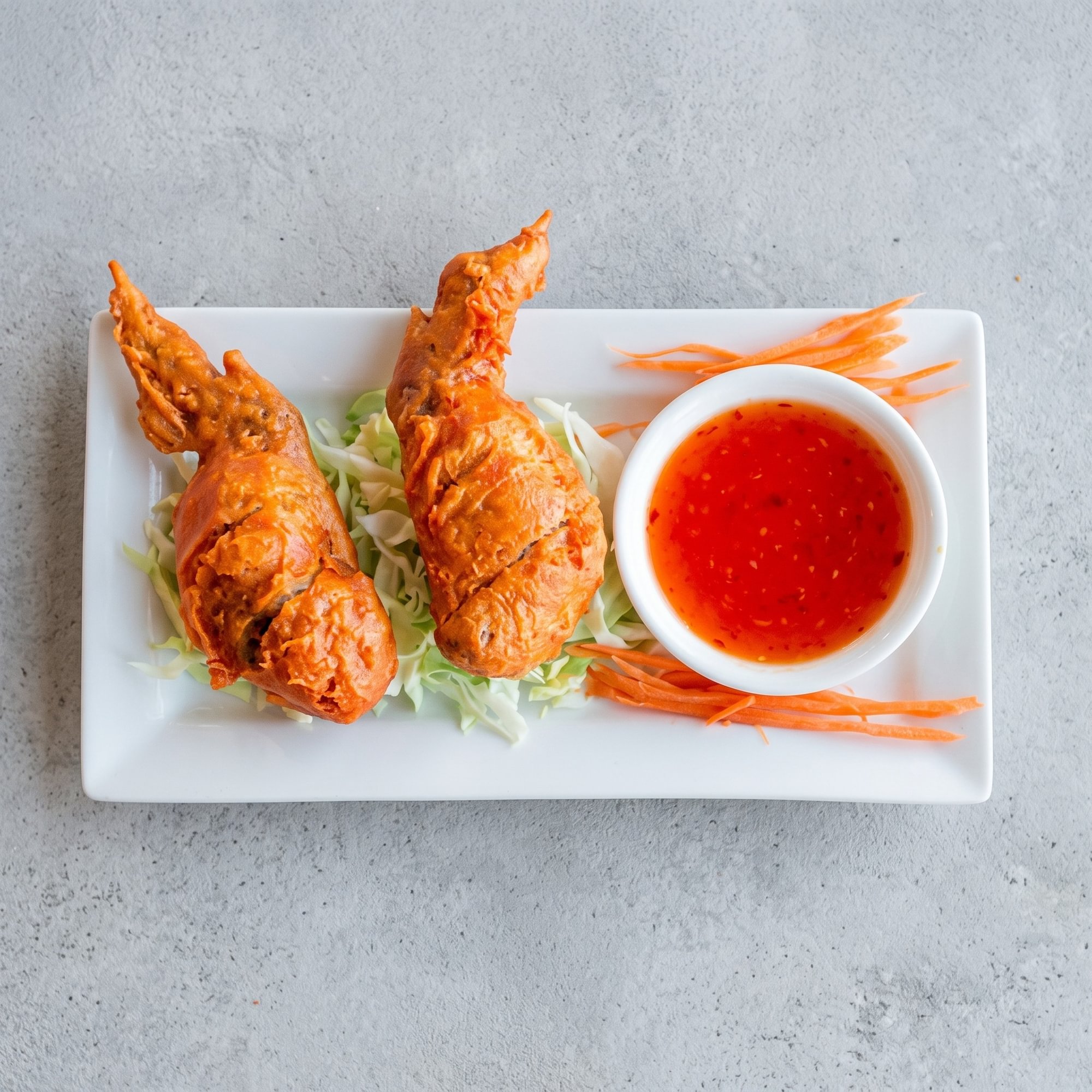 Thai Stuffed Fried Chicken Wings - ปีกไก่ยัดไส้