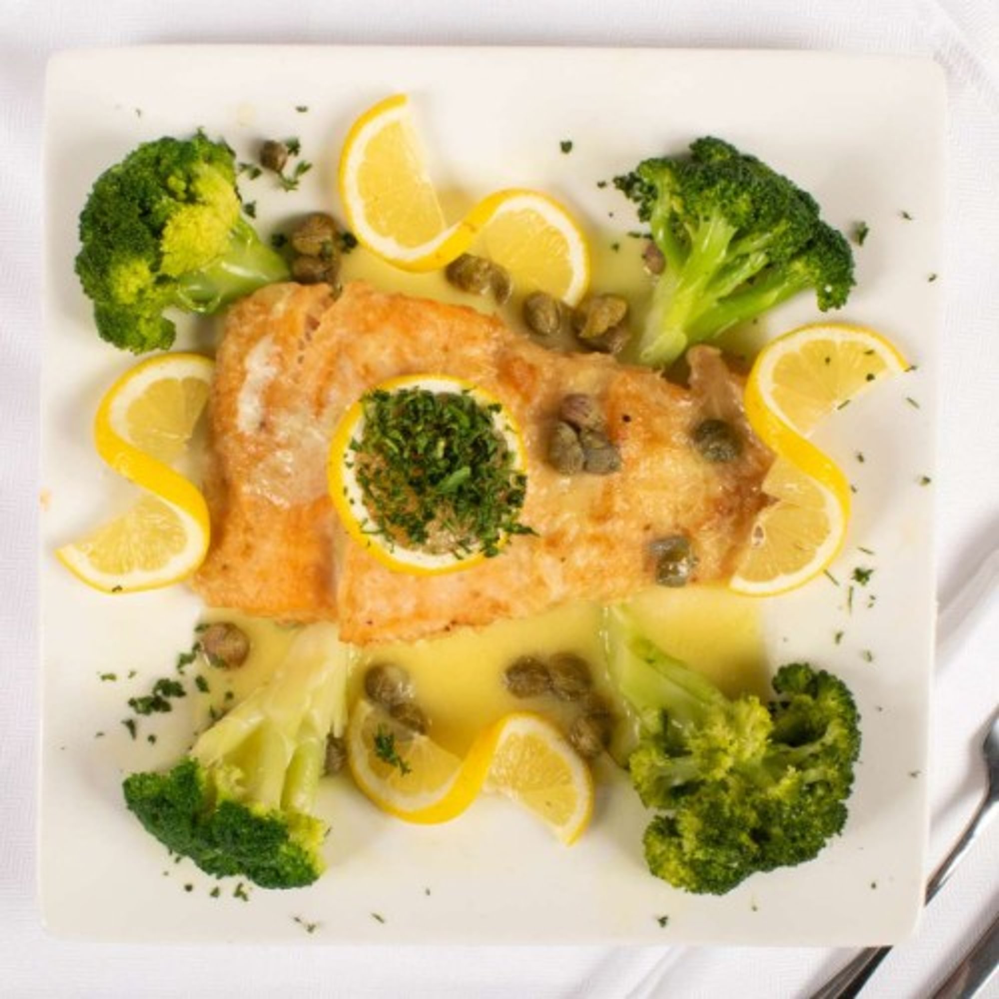 Broiled Salmon