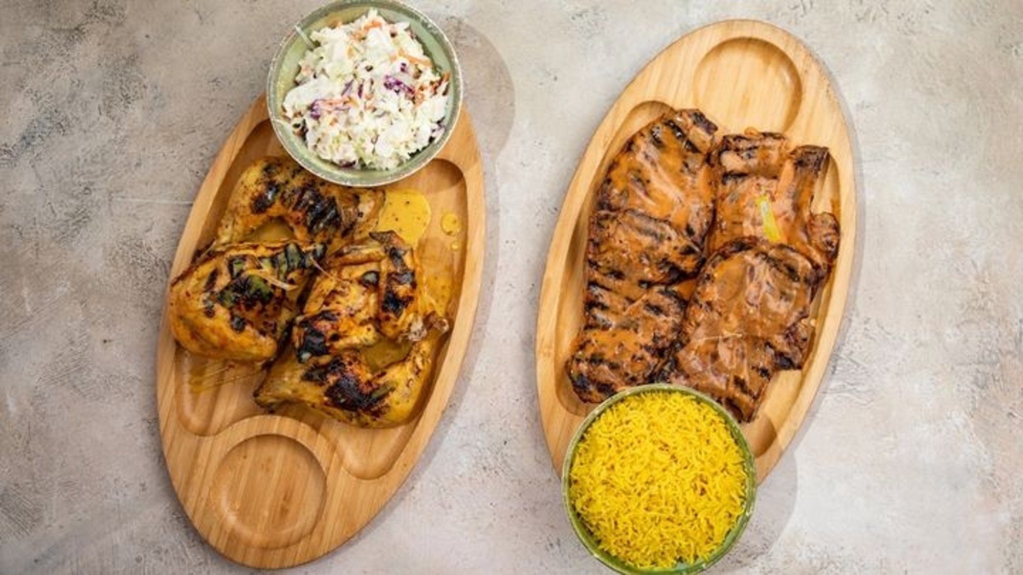 Chef's Platter - 1 Whole Chicken + 4 Lamb Chops + 2 Large Sides