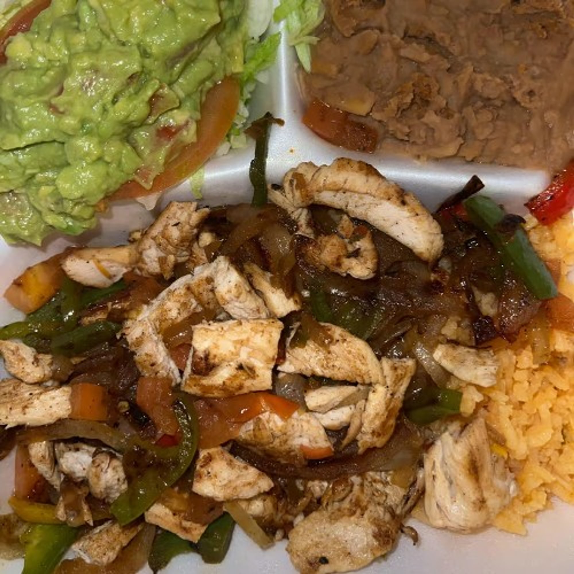 Chicken Fajita Plate