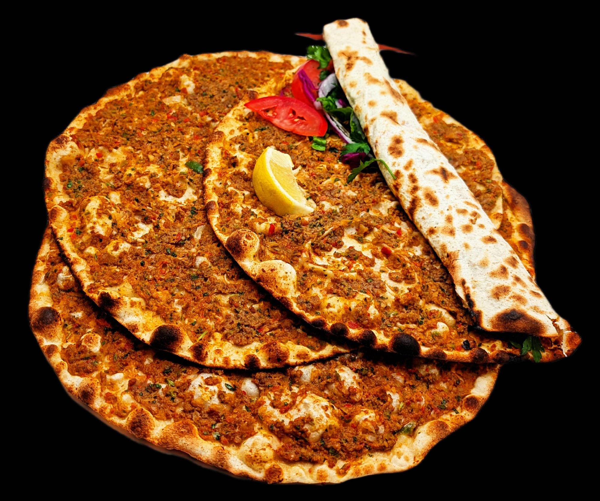 Three Lahmacun