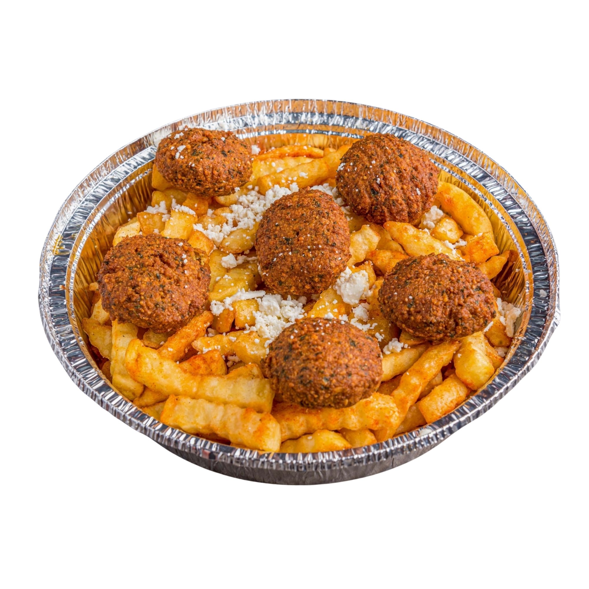 Falafel Fries Platter