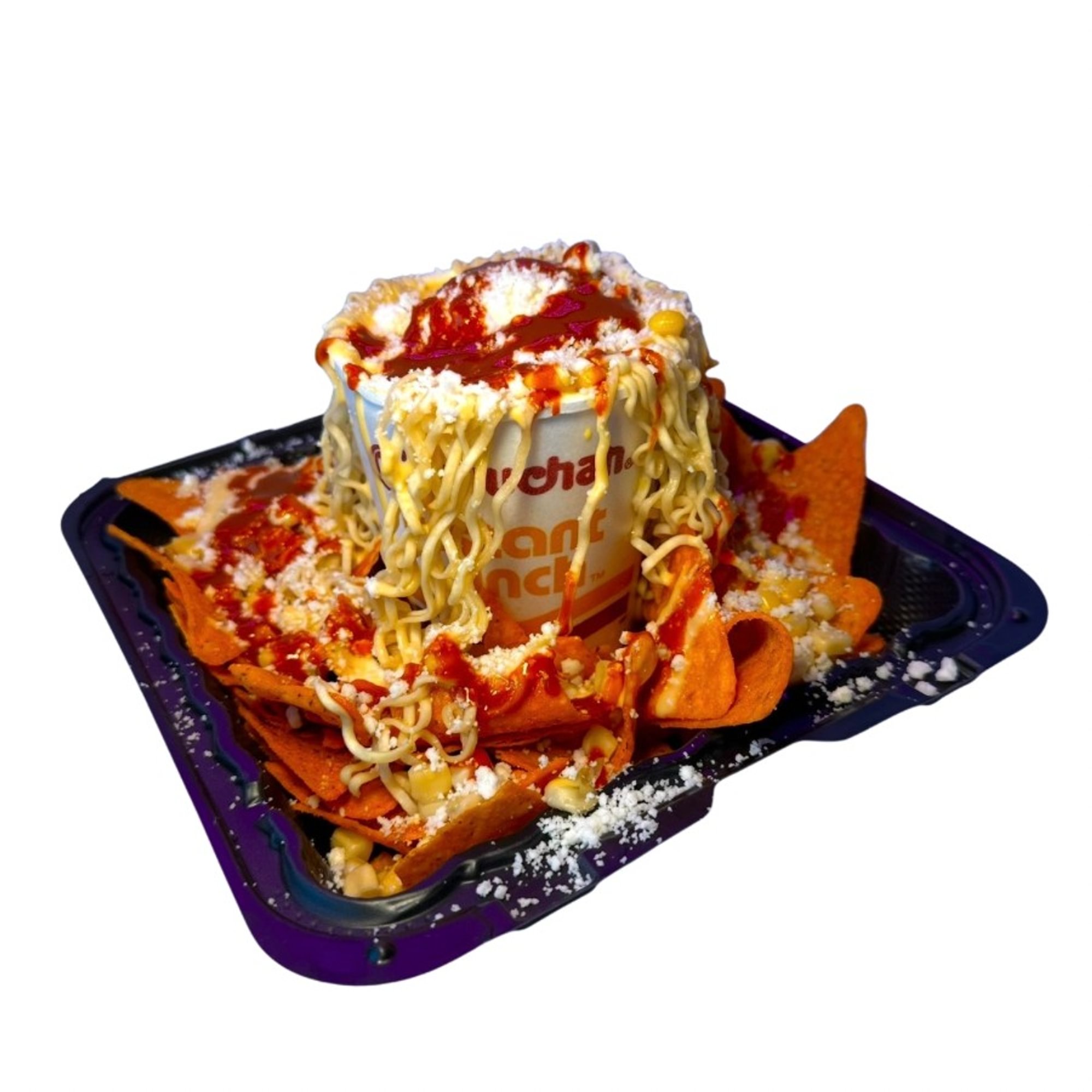 Maruchan with Esquites