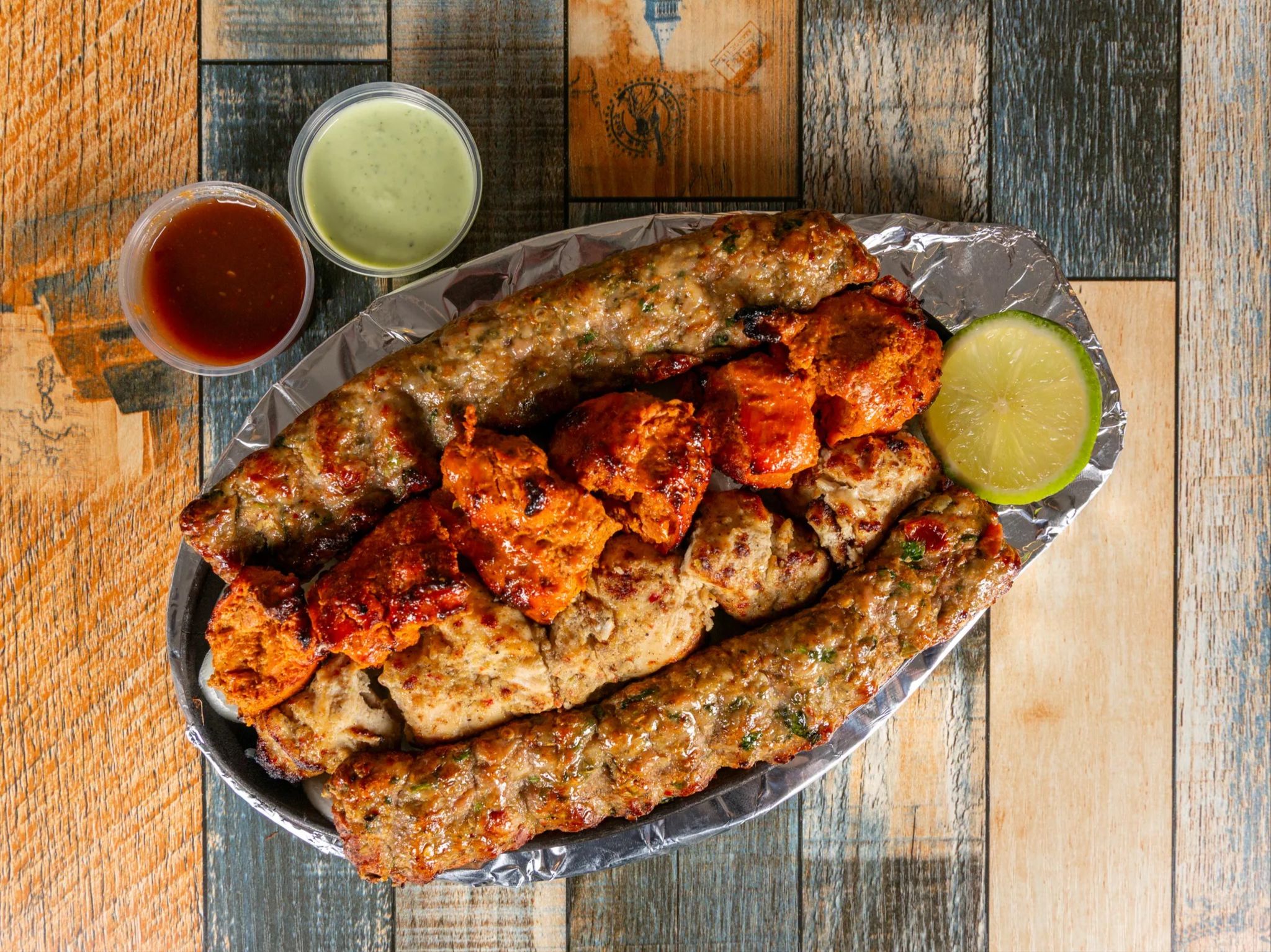 Sampler Kabab Platter