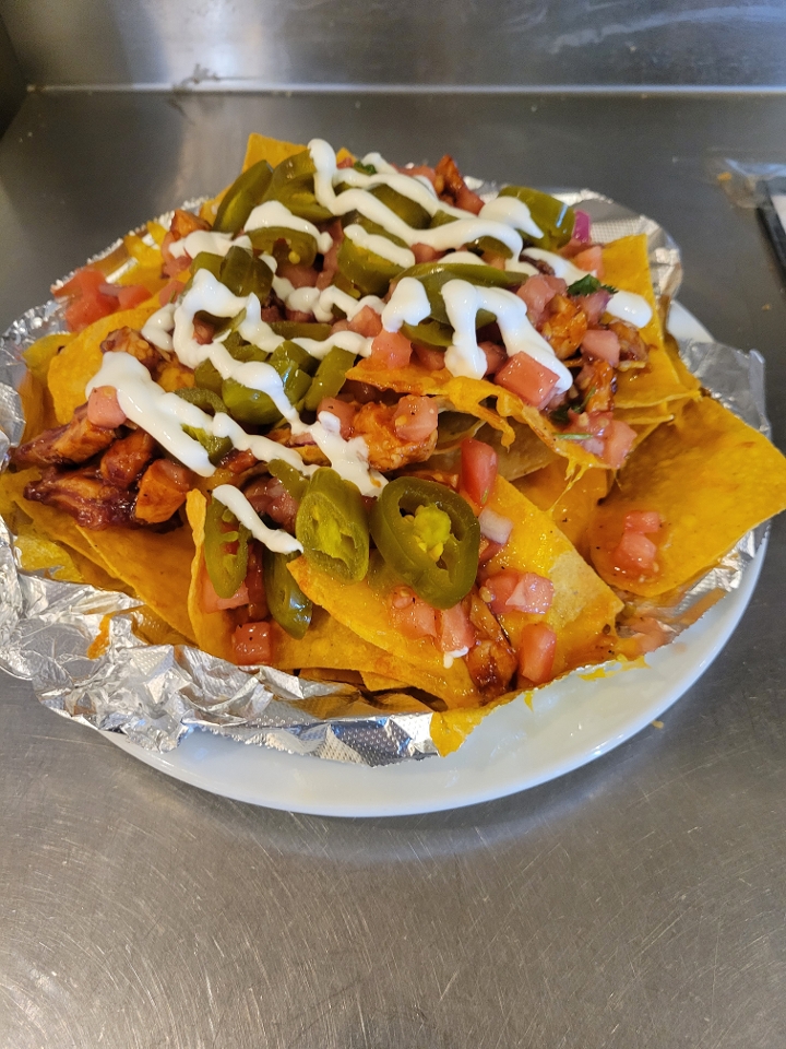 BBQ Chicken Nachos