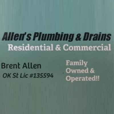 Allen's Plumbing &amp; Drains Logo