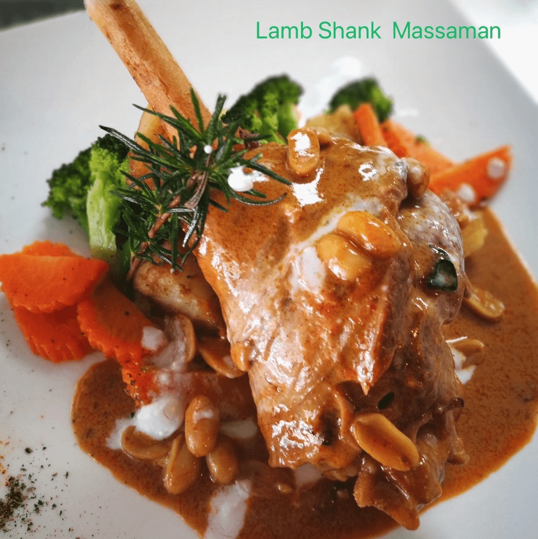 Lamb Shank Massaman Curry sauce