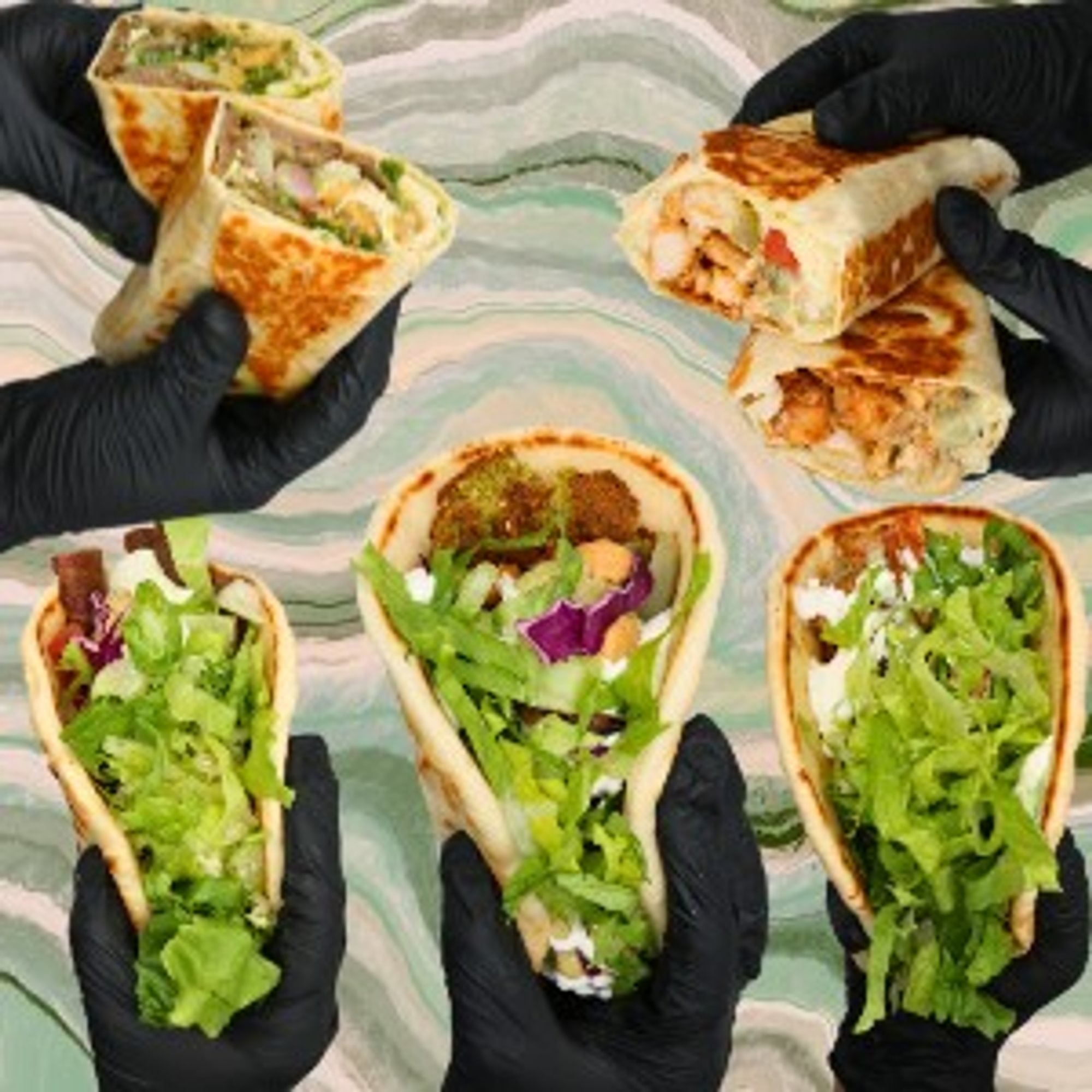 Build Your Own Mediterranean Pita
