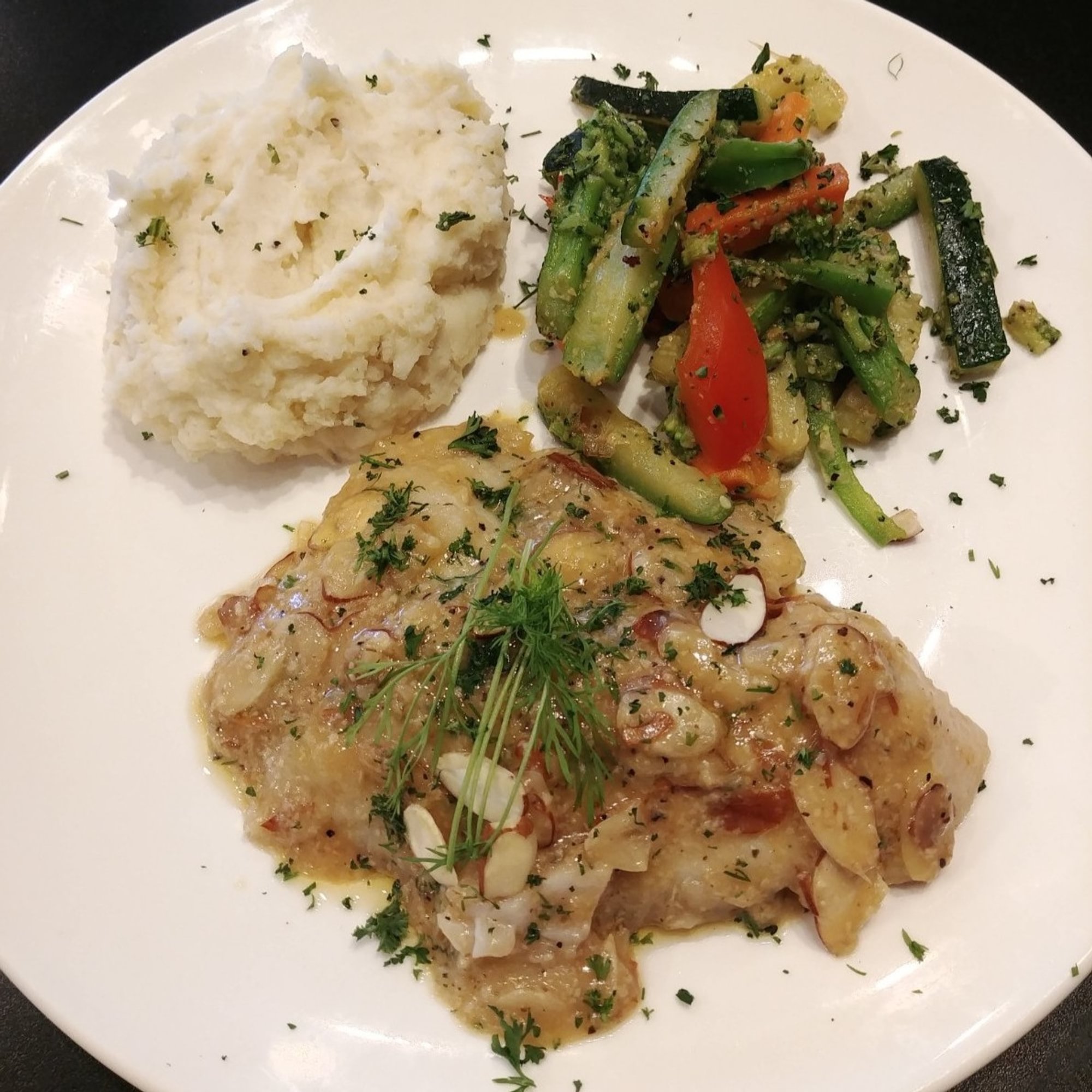 Tilapia Almondine