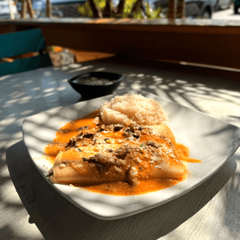 SPINACH ENCHILADAS