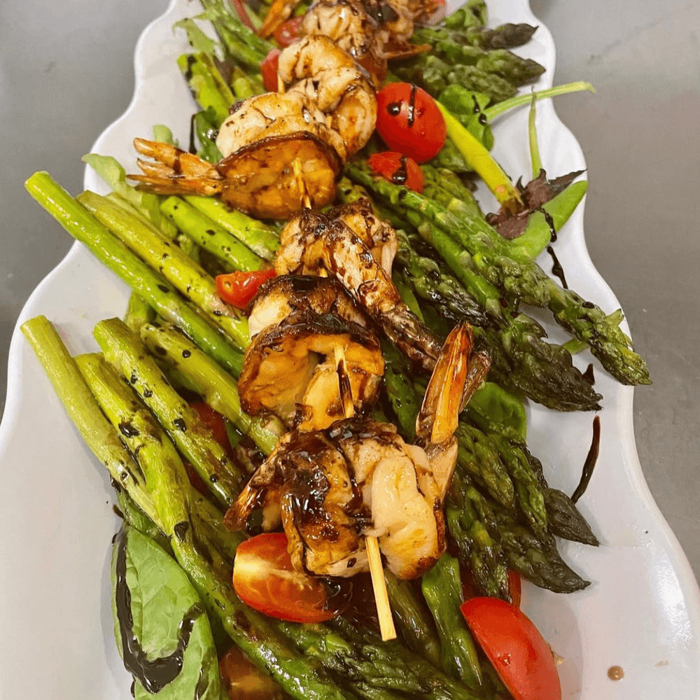 Grilled Asparagus Salad