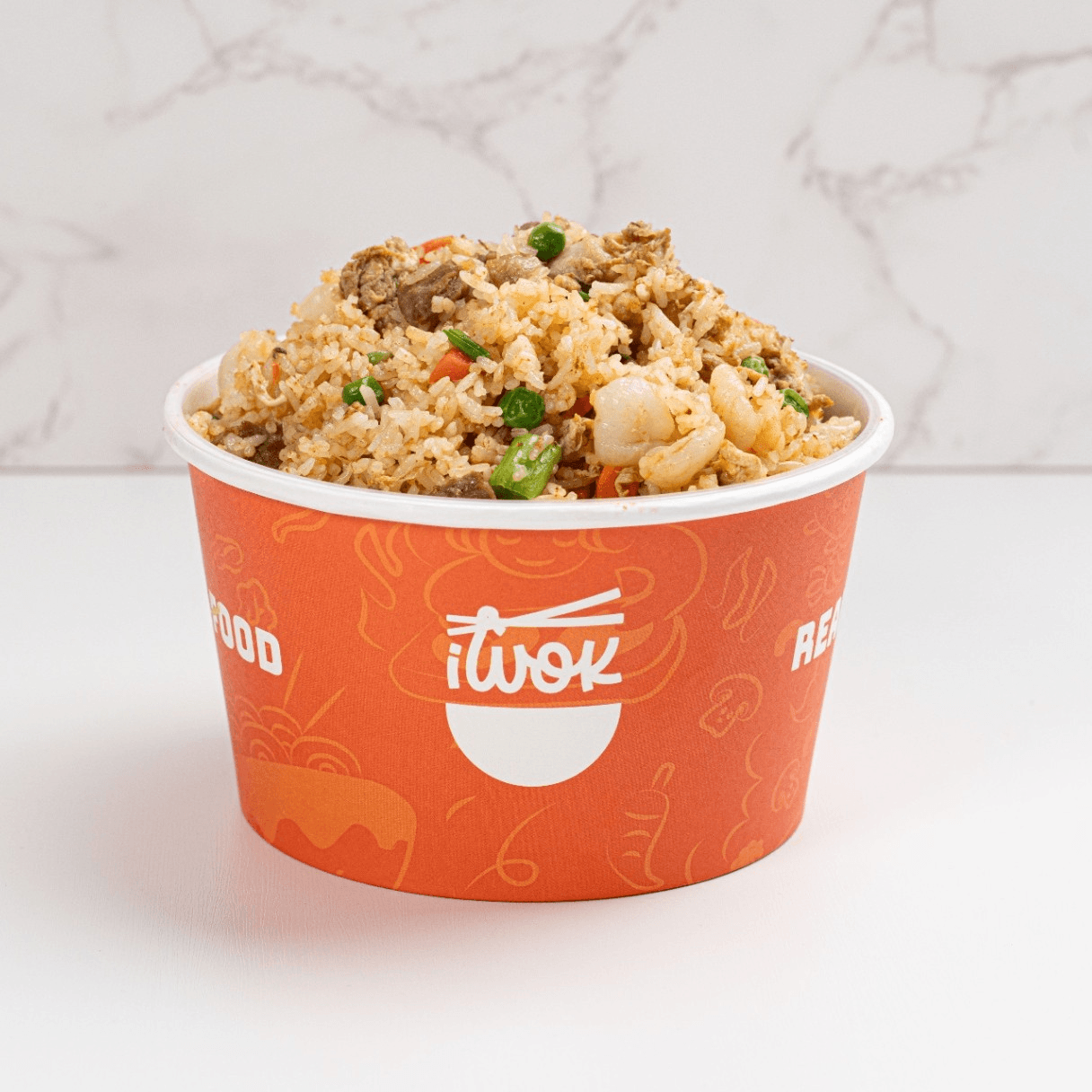 Triple Protein Fried Rice