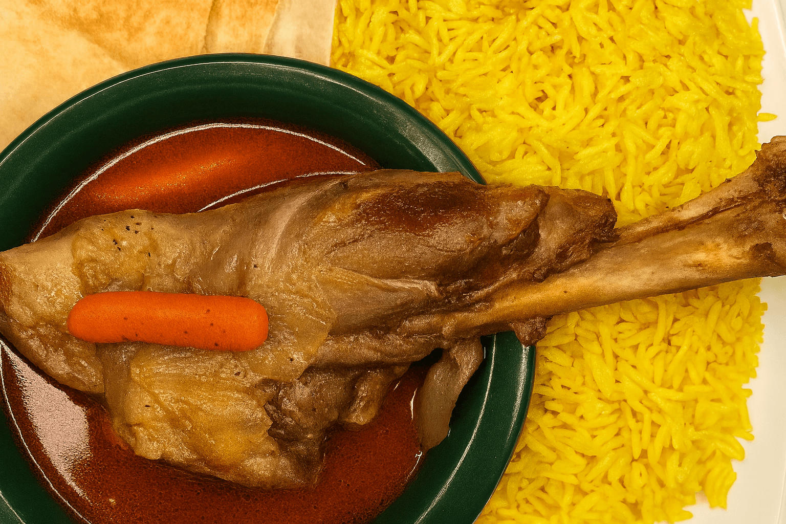 Lamb Shank Plate