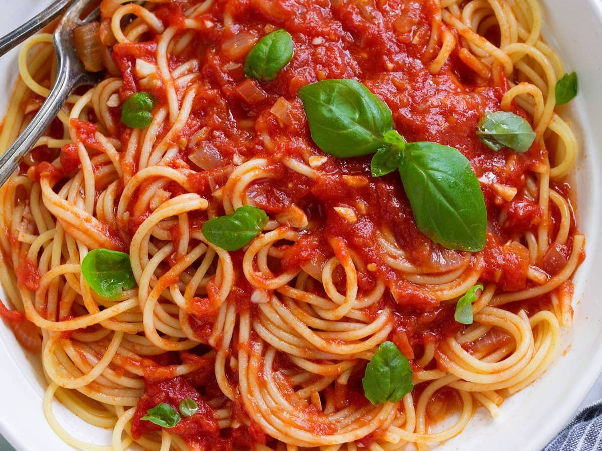 Pasta with Marinara Sauce