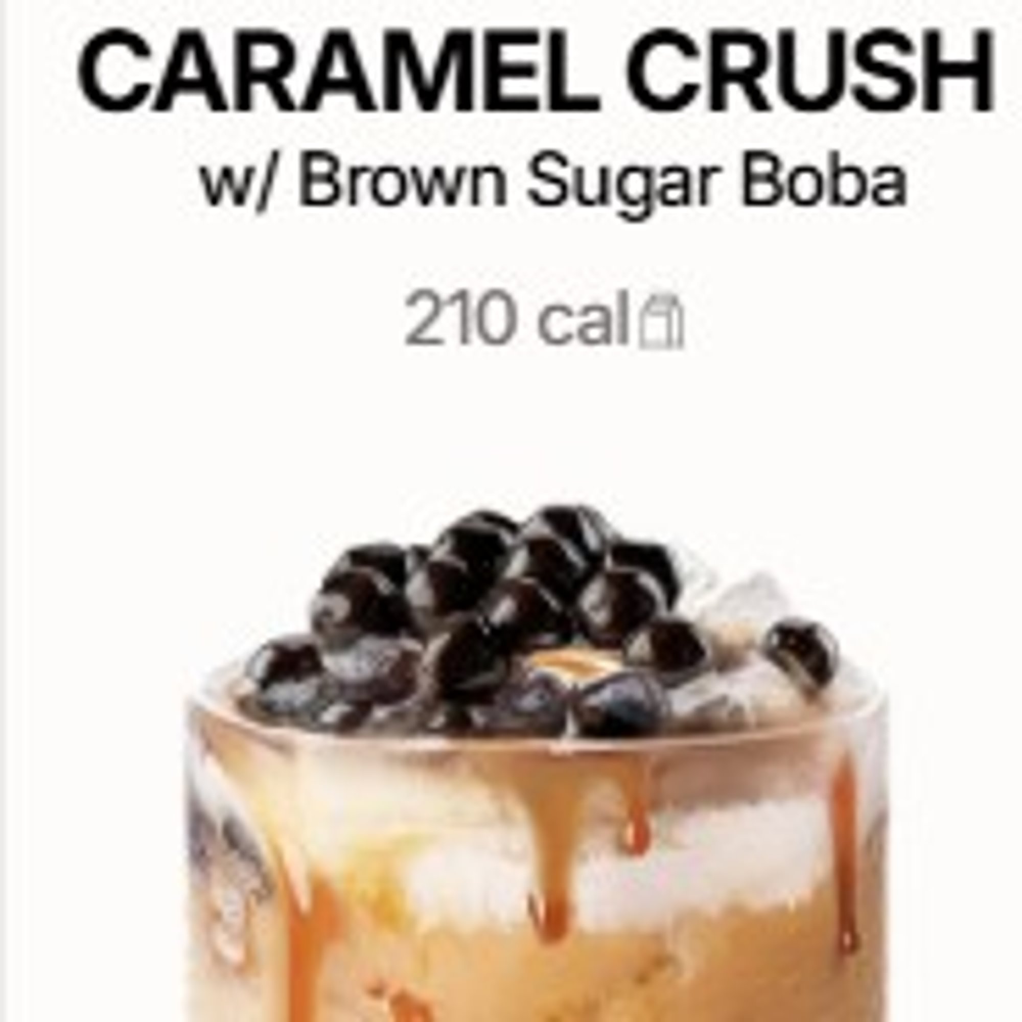 Caramel Crush Milk Tea