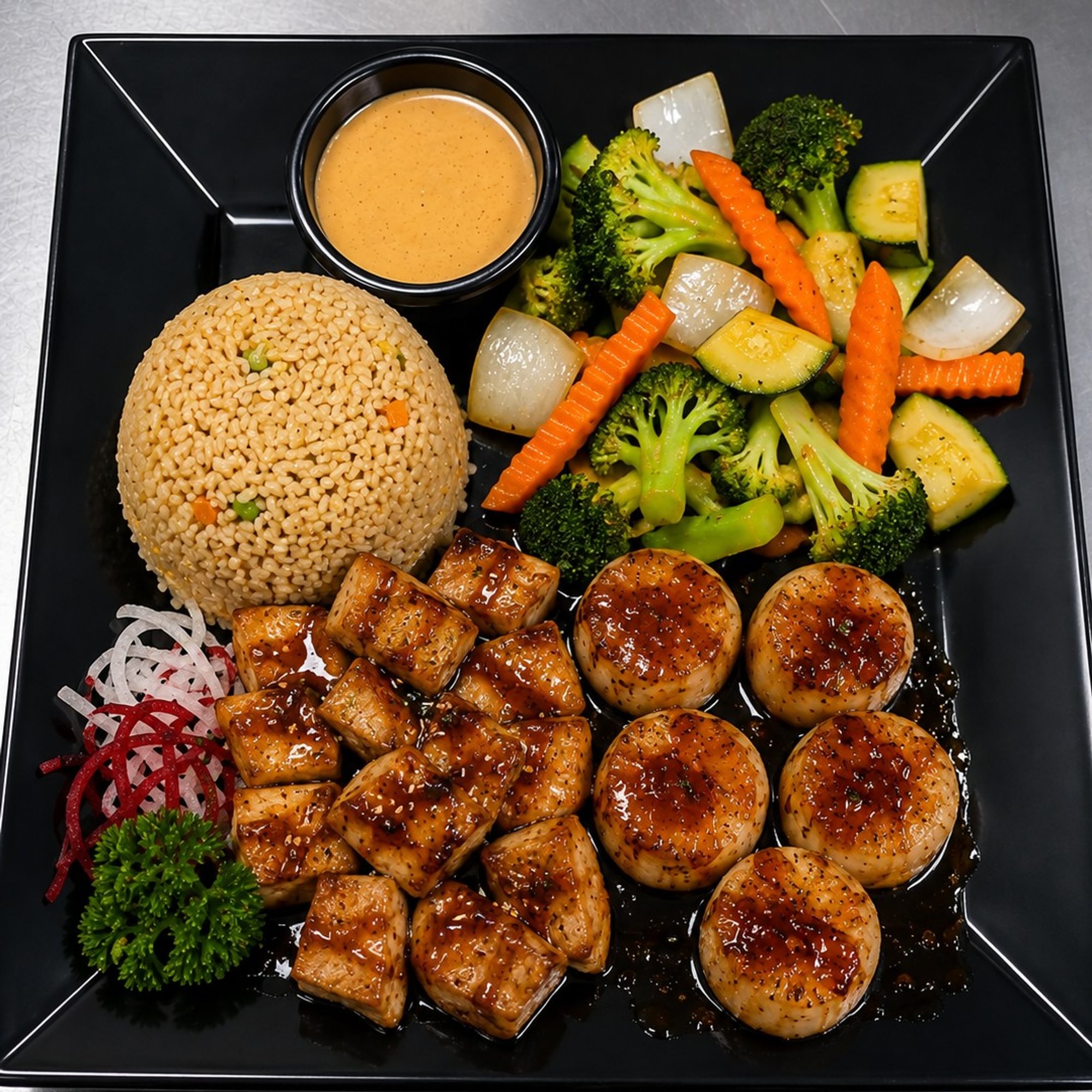 Hibachi Chicken & Scallop
