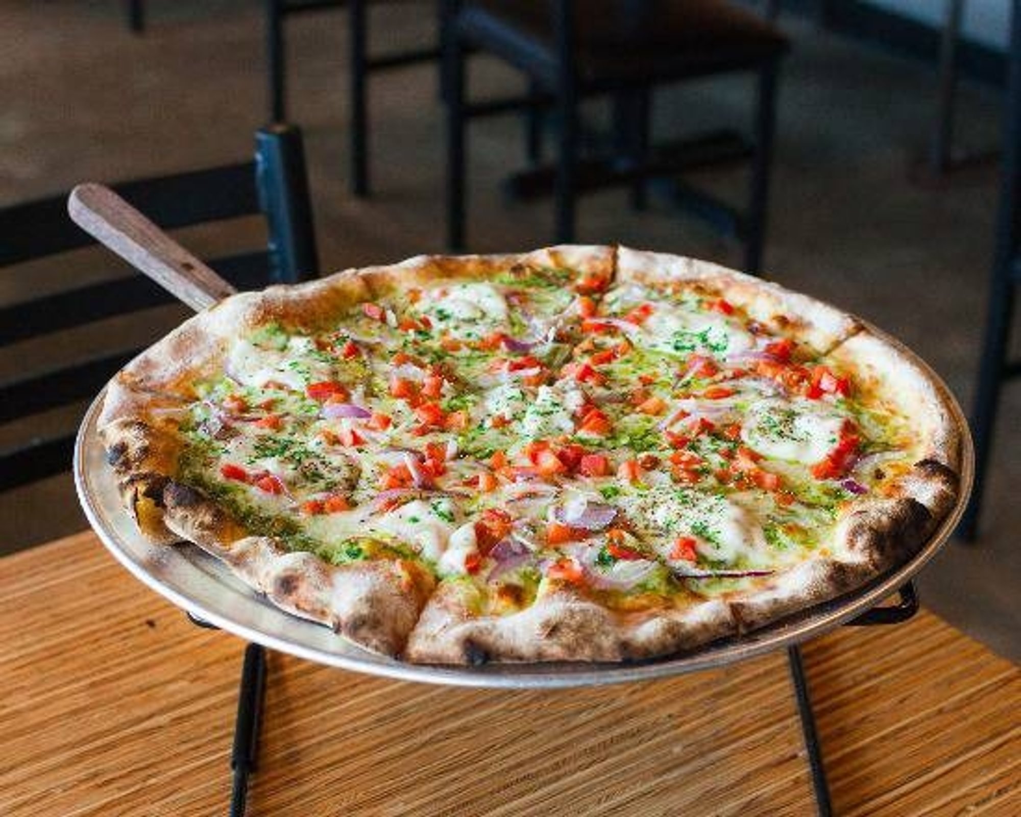 Green Blossom Pizza Slice