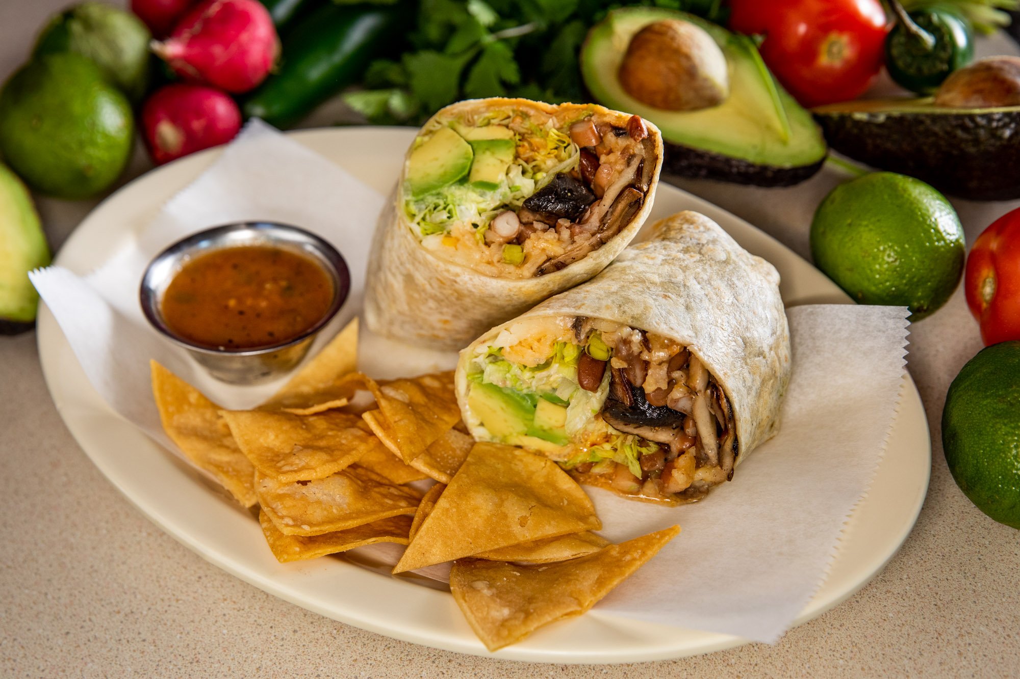 Steak & Mushroom Burrito