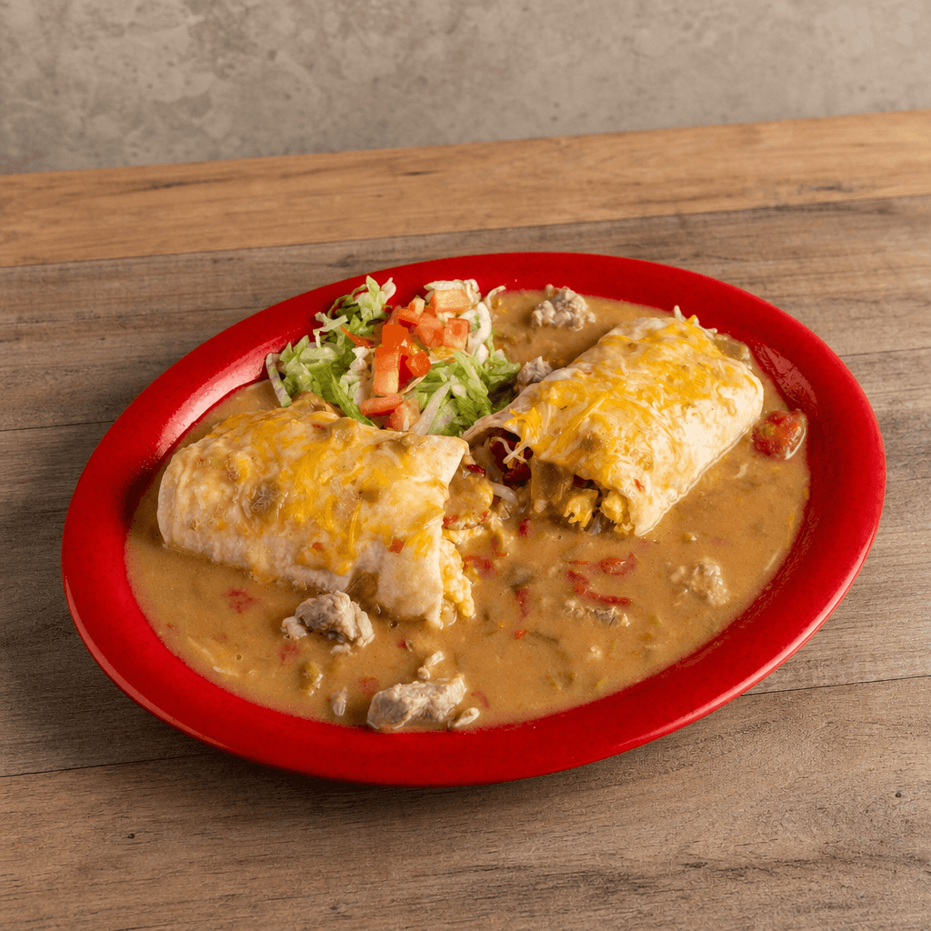 Potato & Bean Breakfast Burrito