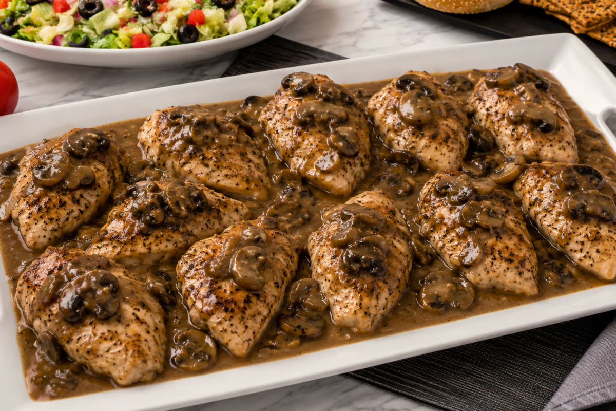 Grilled Chicken Marsala