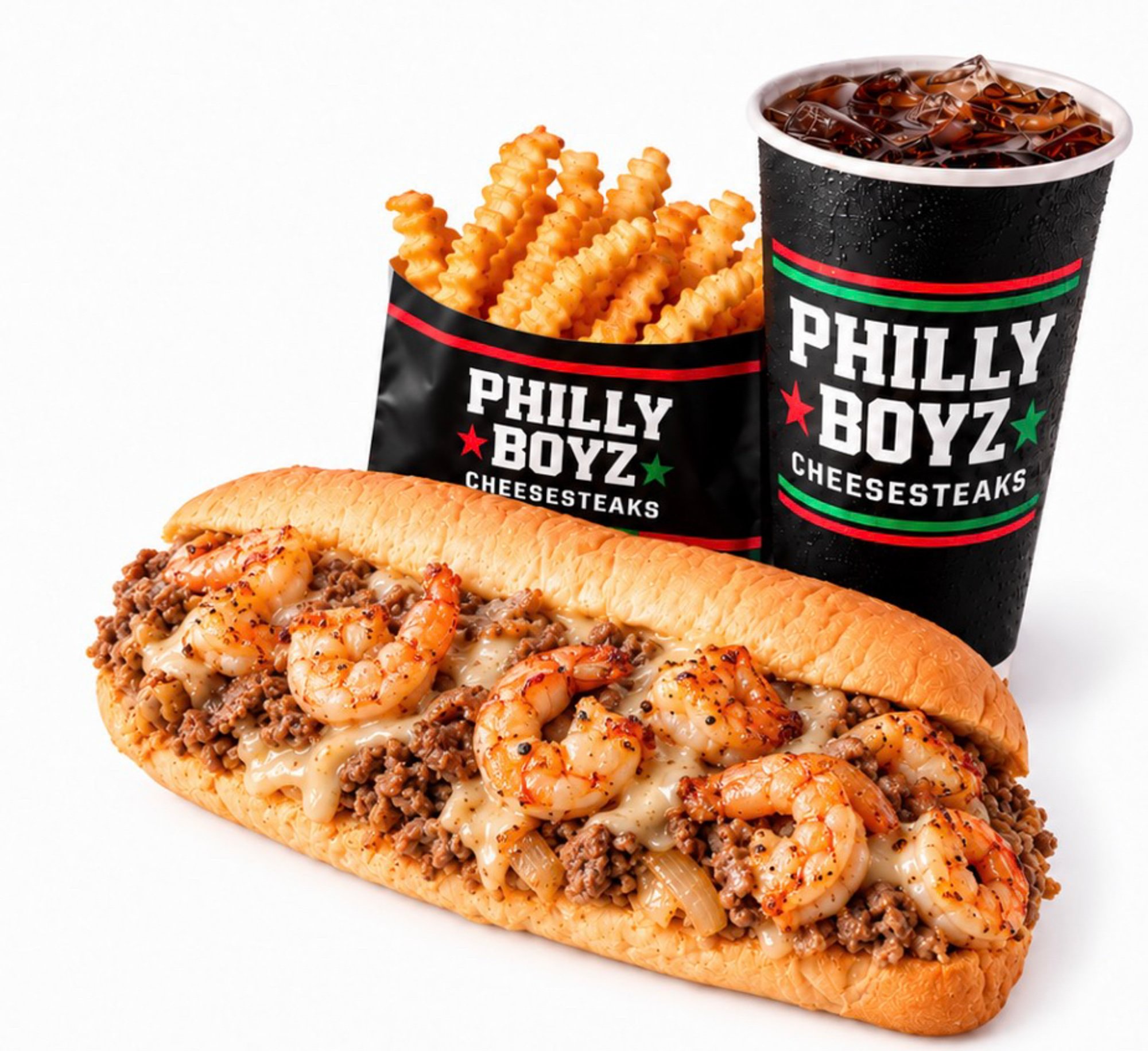 Philly Surf & Turf Cheesesteak Combo